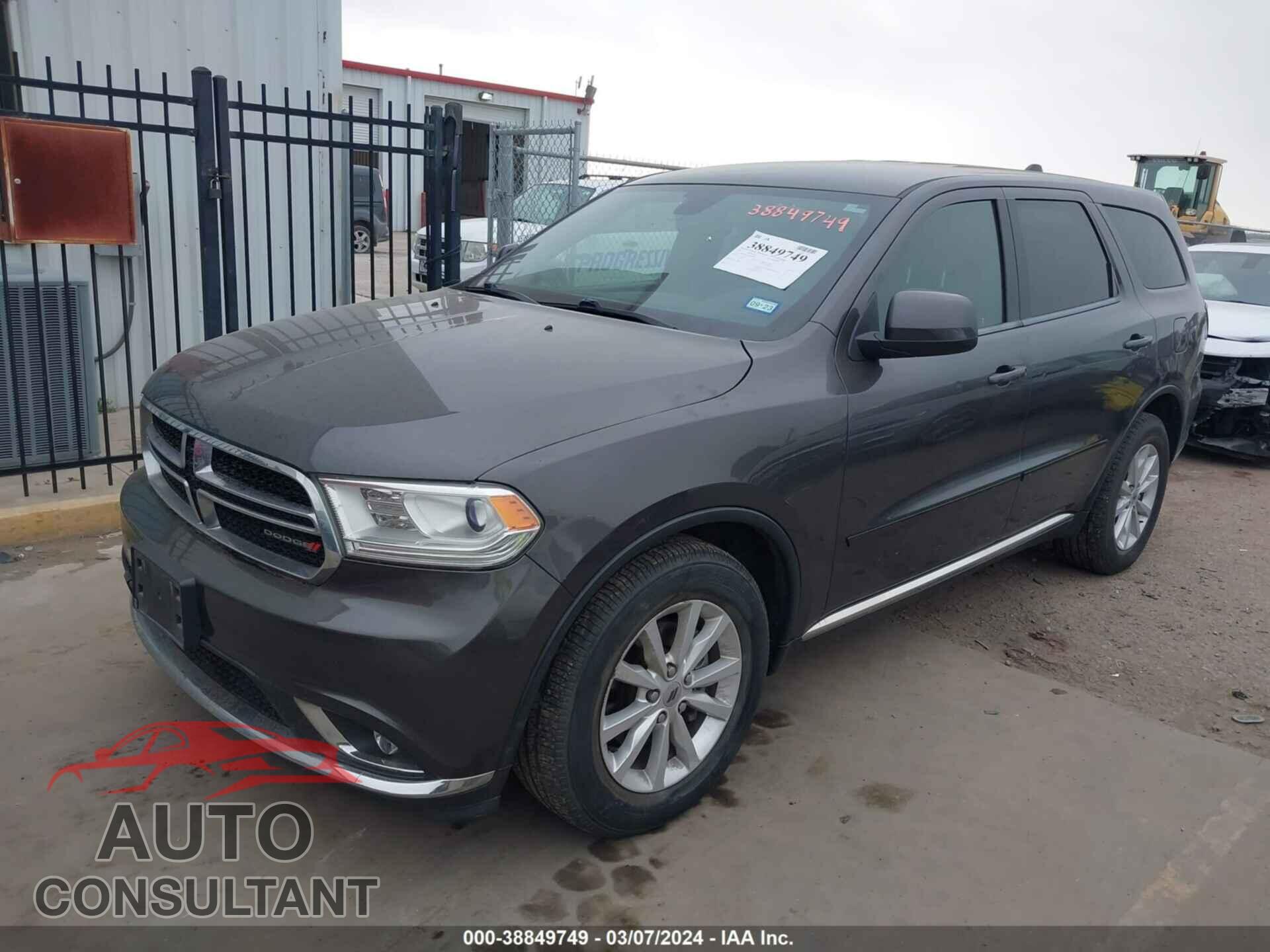 DODGE DURANGO 2019 - 1C4RDHAGXKC684742