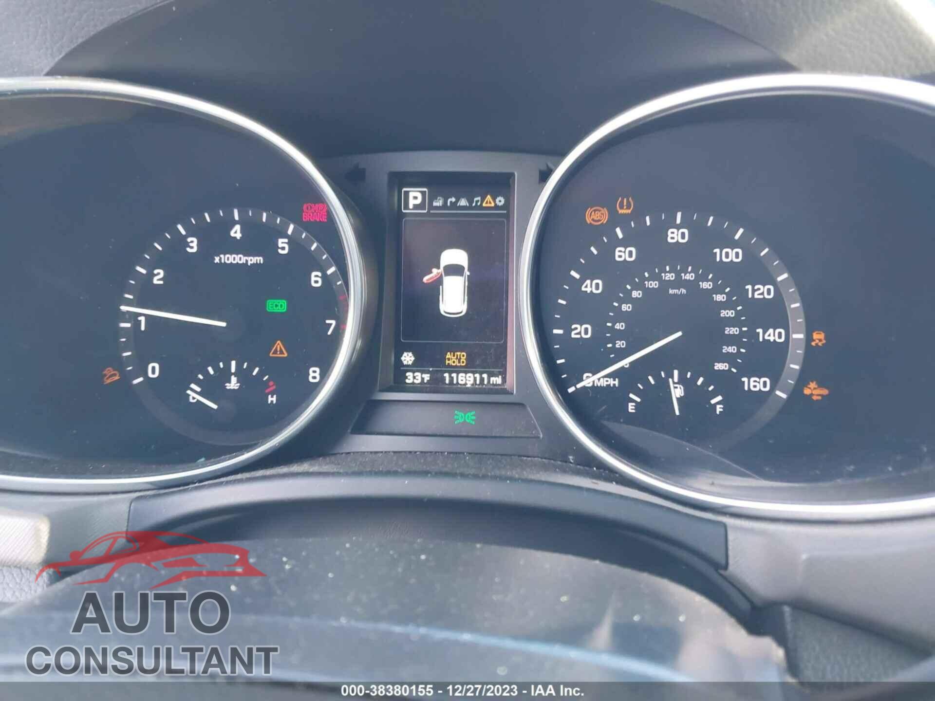 HYUNDAI SANTA FE 2017 - KM8SR4HF4HU169727