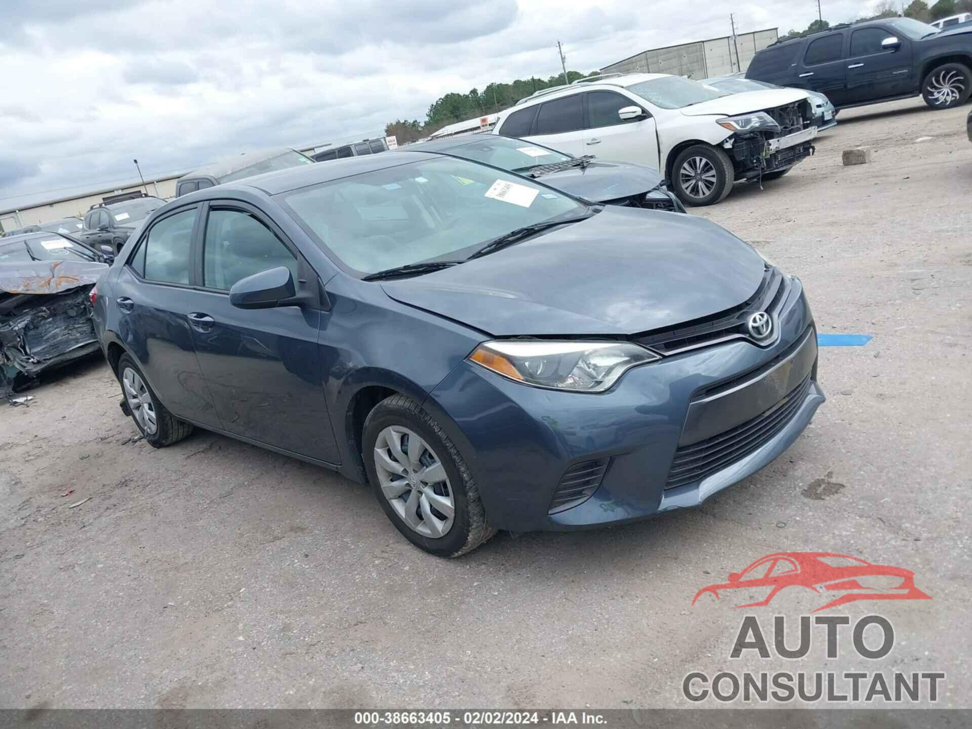 TOYOTA COROLLA 2016 - 2T1BURHE2GC692148