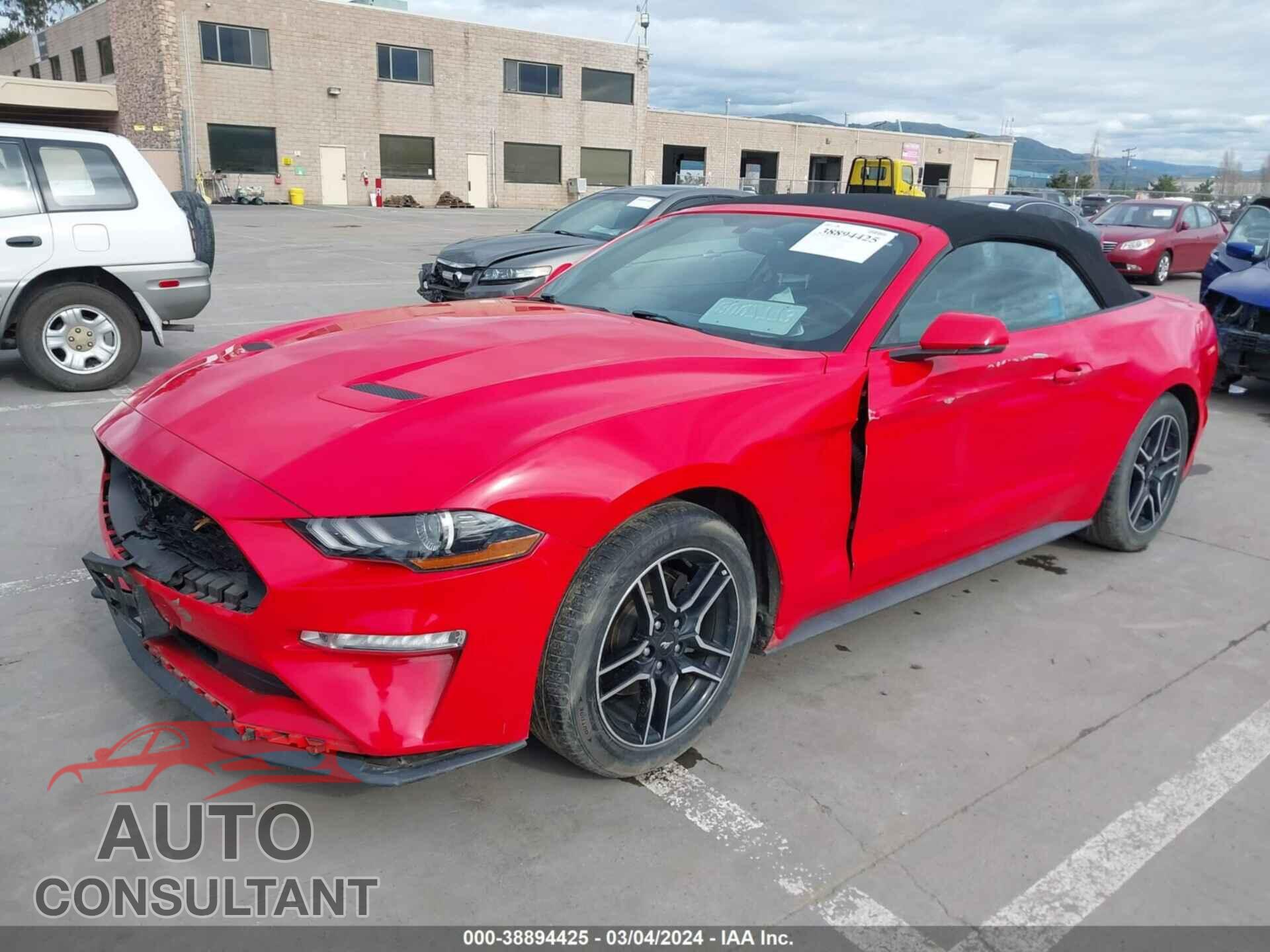 FORD MUSTANG 2019 - 1FATP8UH9K5109849