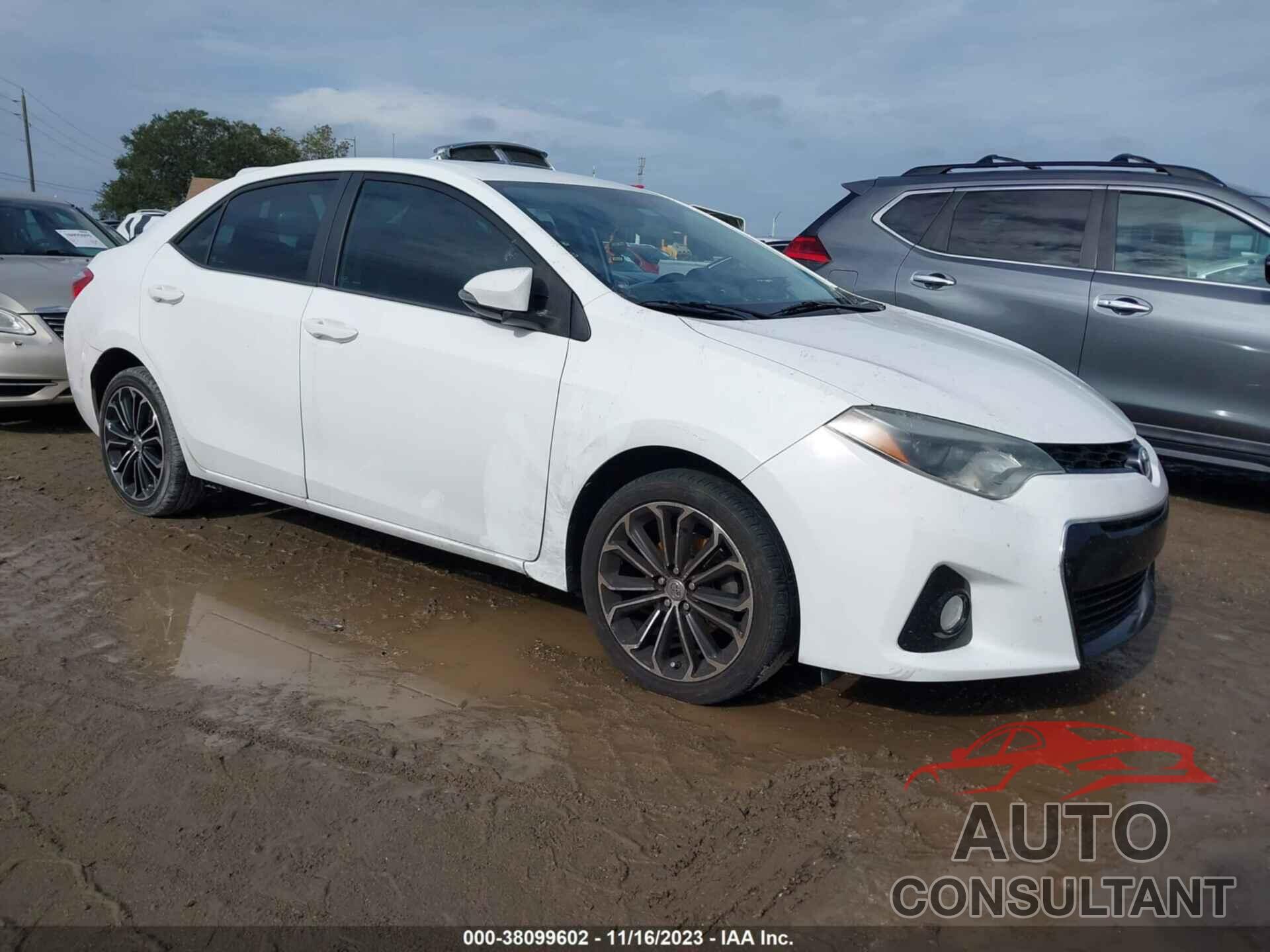 TOYOTA COROLLA 2016 - 2T1BURHE1GC598472