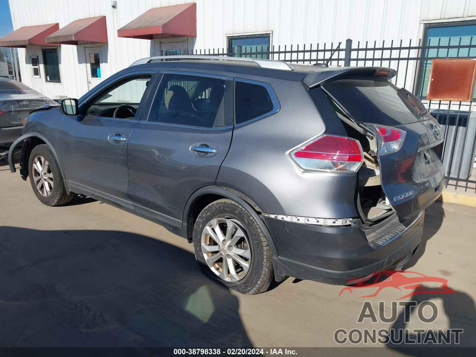 NISSAN ROGUE 2016 - KNMAT2MT7GP736446