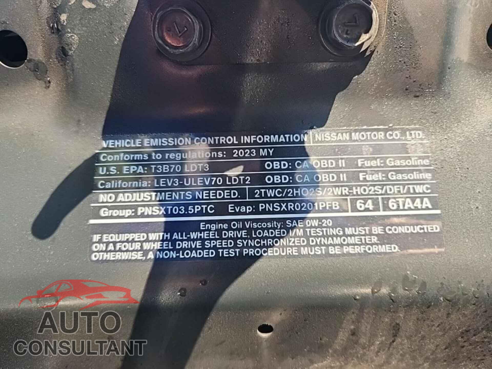 NISSAN PATHFINDER 2023 - 5N1DR3DK0PC211837
