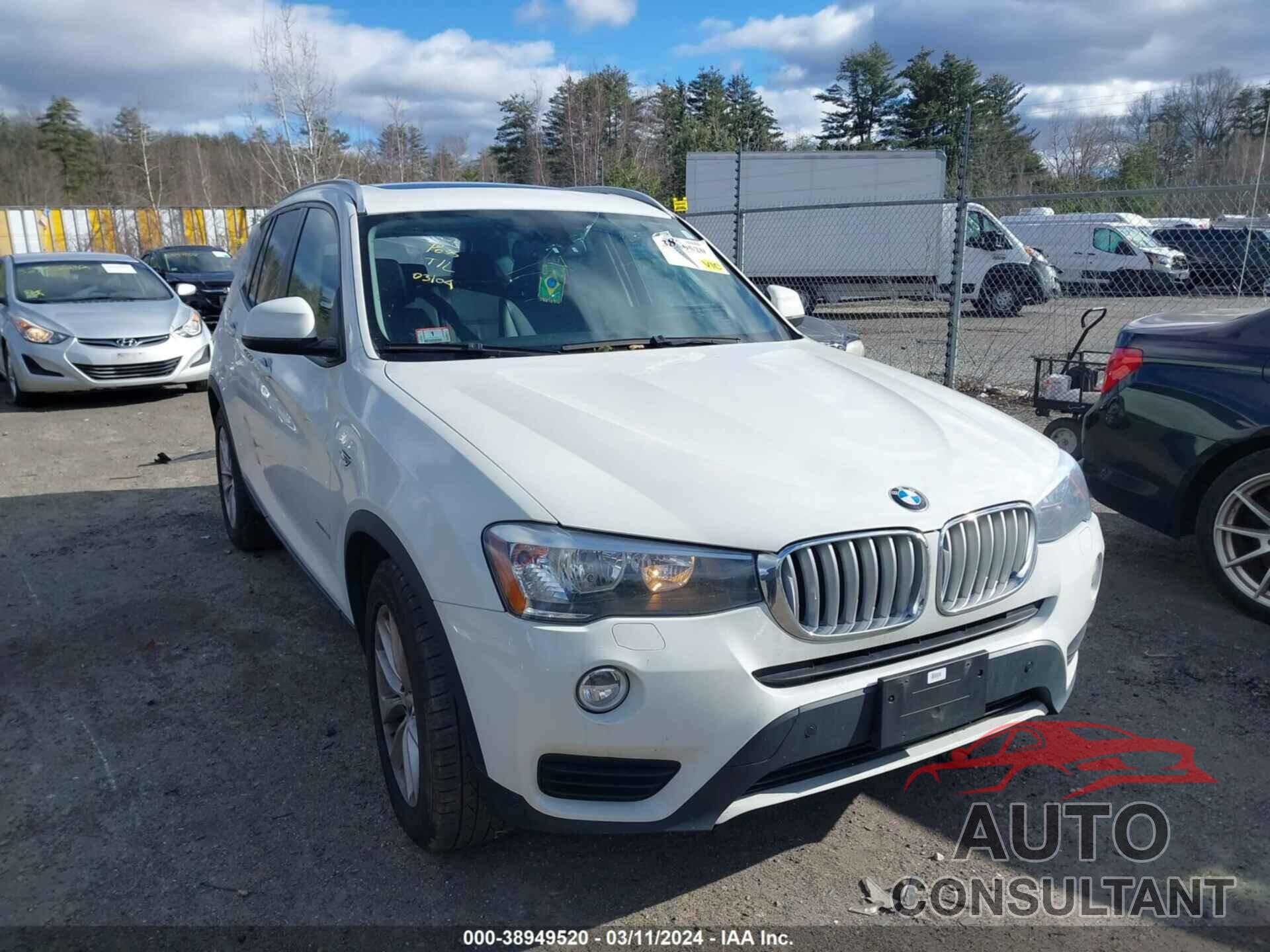 BMW X3 2017 - 5UXWX9C38H0T22458