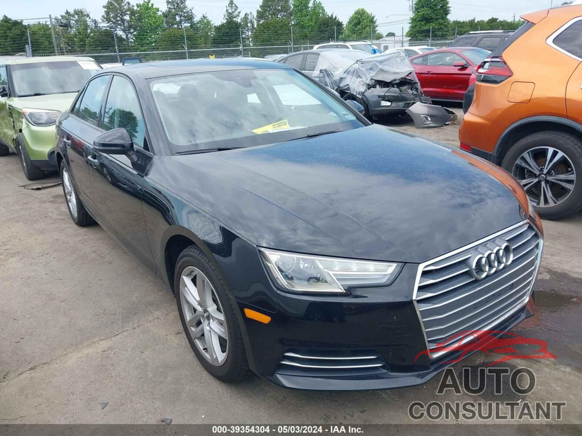 AUDI A4 2017 - WAUGMAF46HN033602