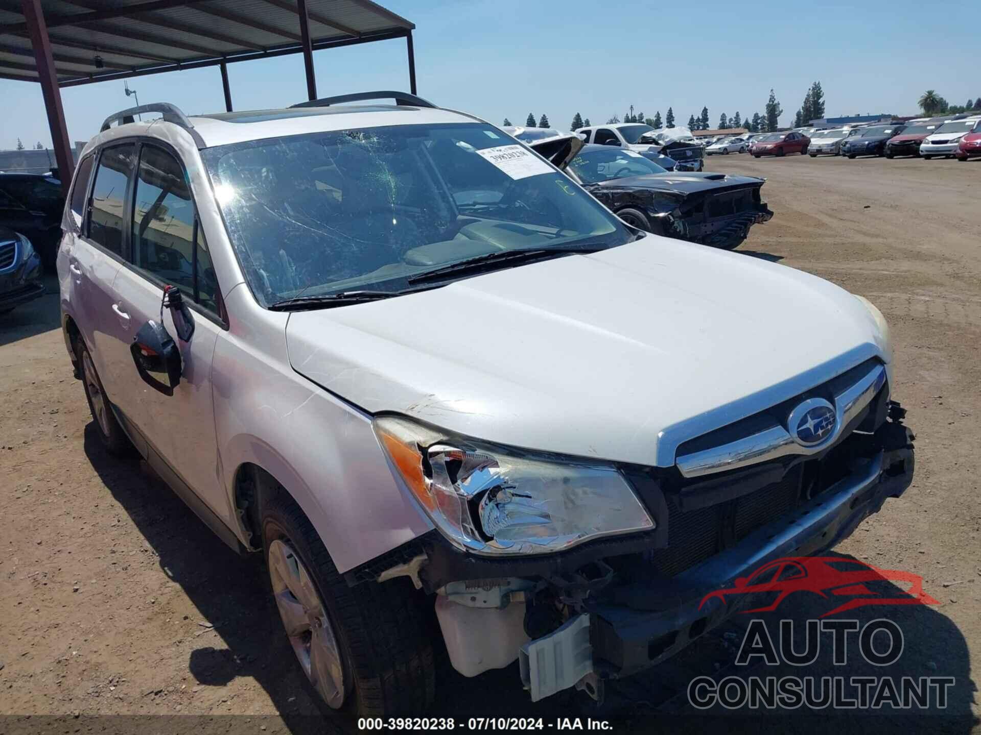 SUBARU FORESTER 2015 - JF2SJAFC2FH474931