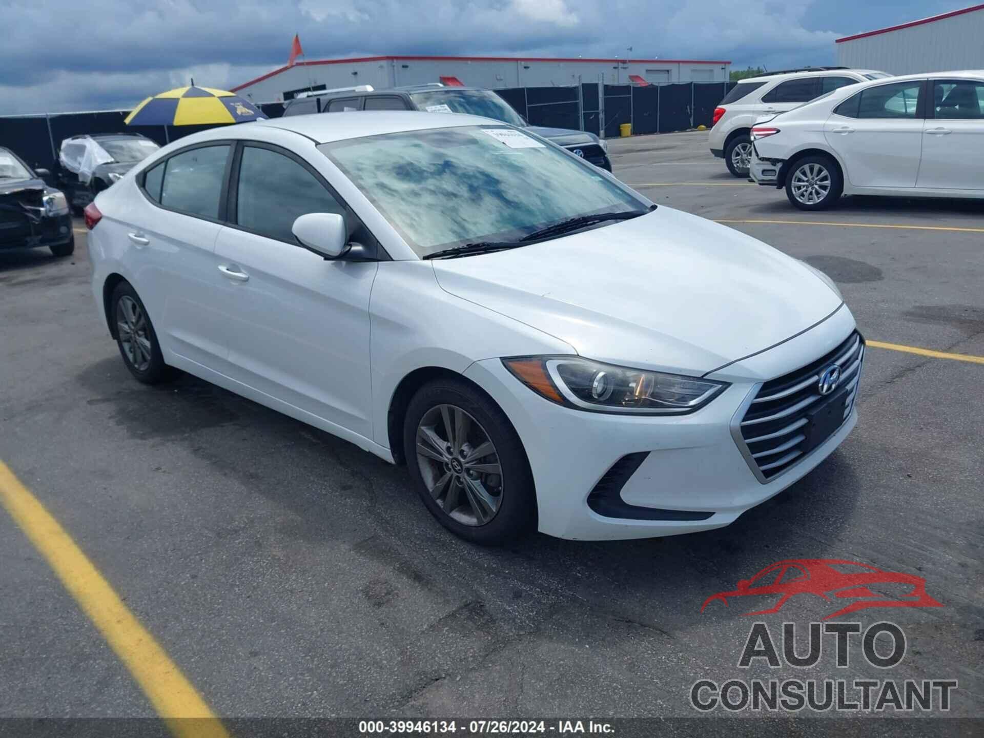 HYUNDAI ELANTRA 2018 - 5NPD84LF7JH228616