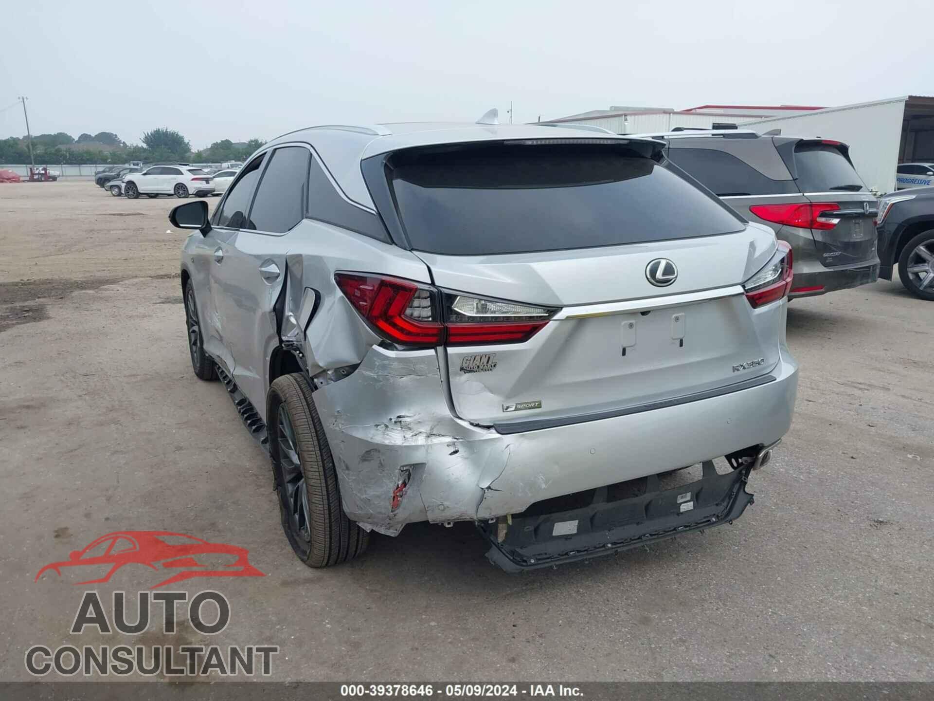 LEXUS RX 2017 - 2T2BZMCAXHC123053
