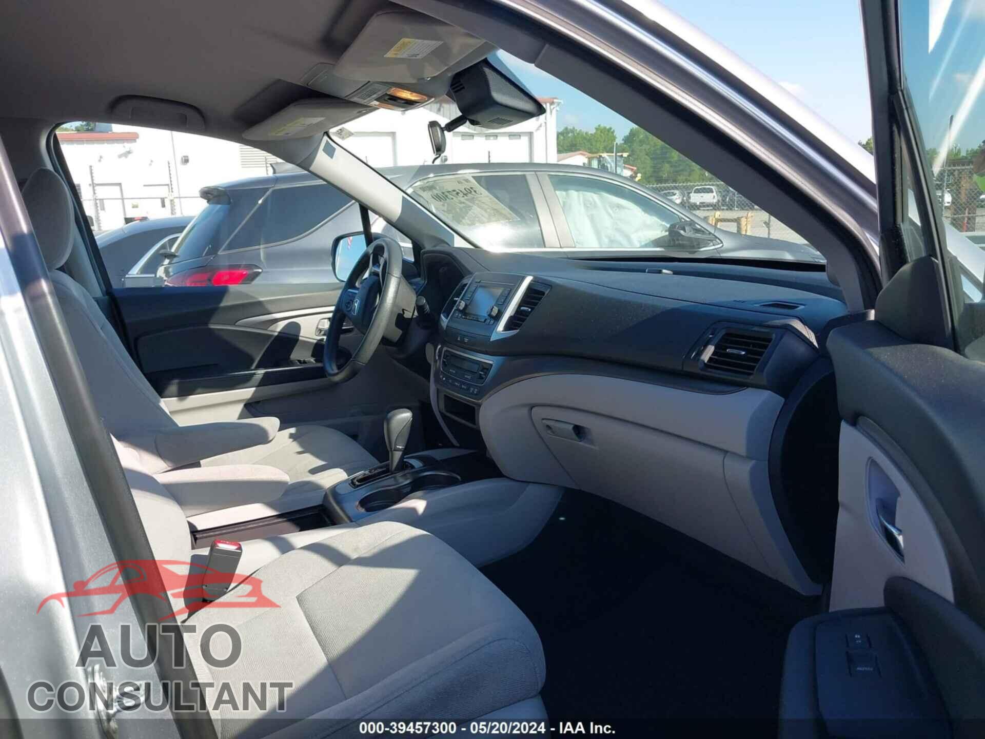 HONDA PILOT 2019 - 5FNYF5H12KB024753