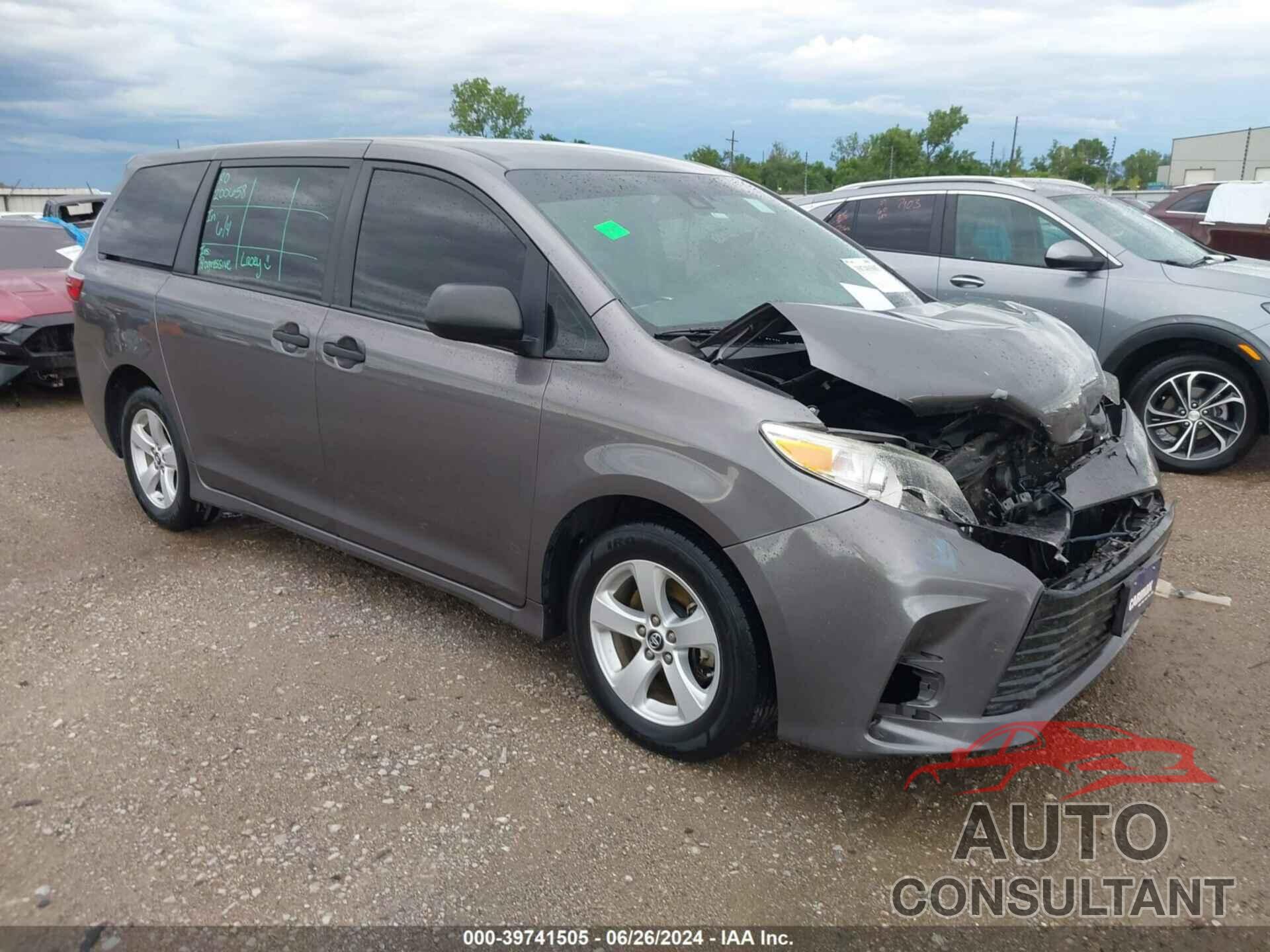 TOYOTA SIENNA 2018 - 5TDZZ3DC6JS952339