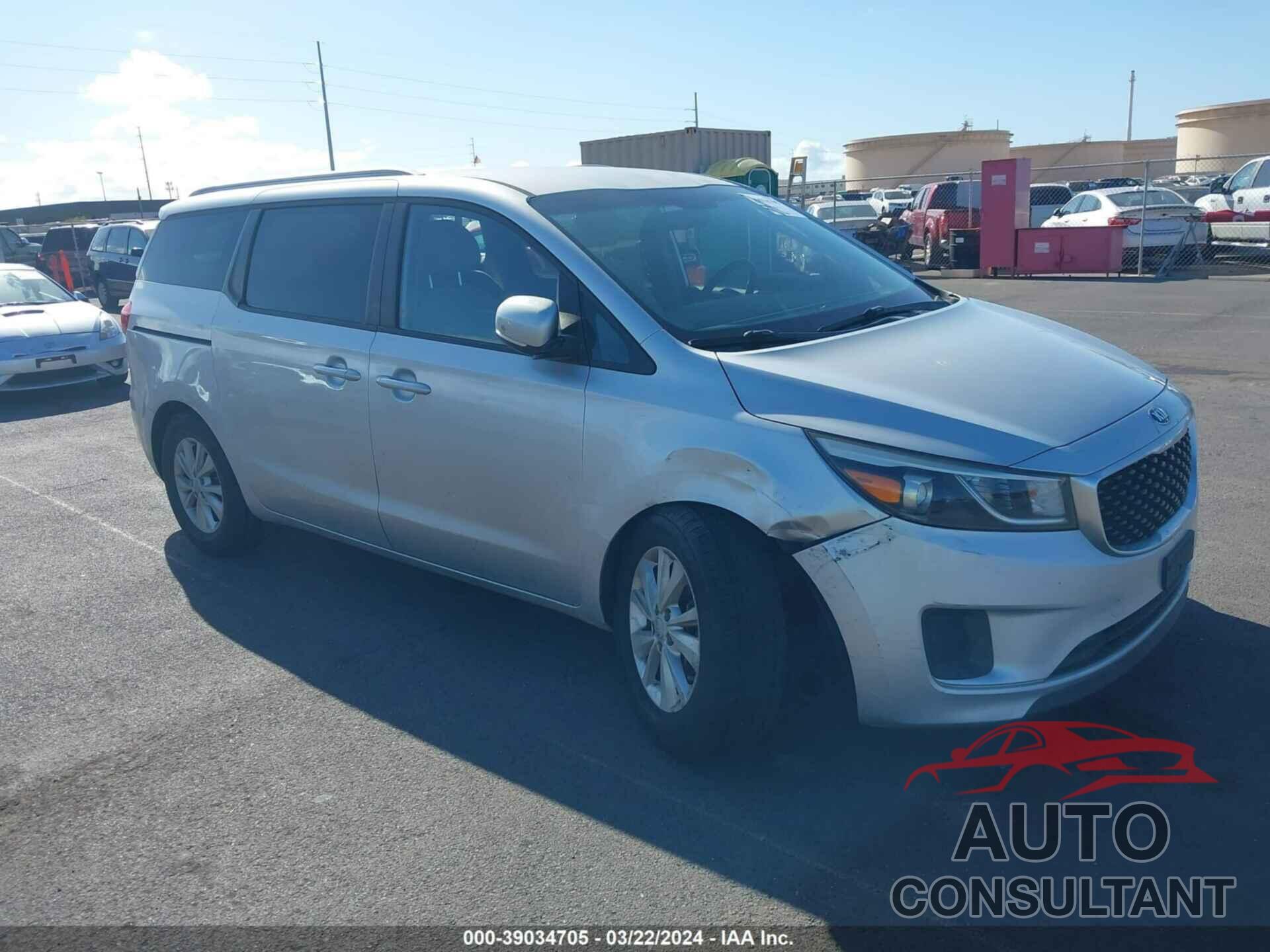 KIA SEDONA 2016 - KNDMB5C18G6112467