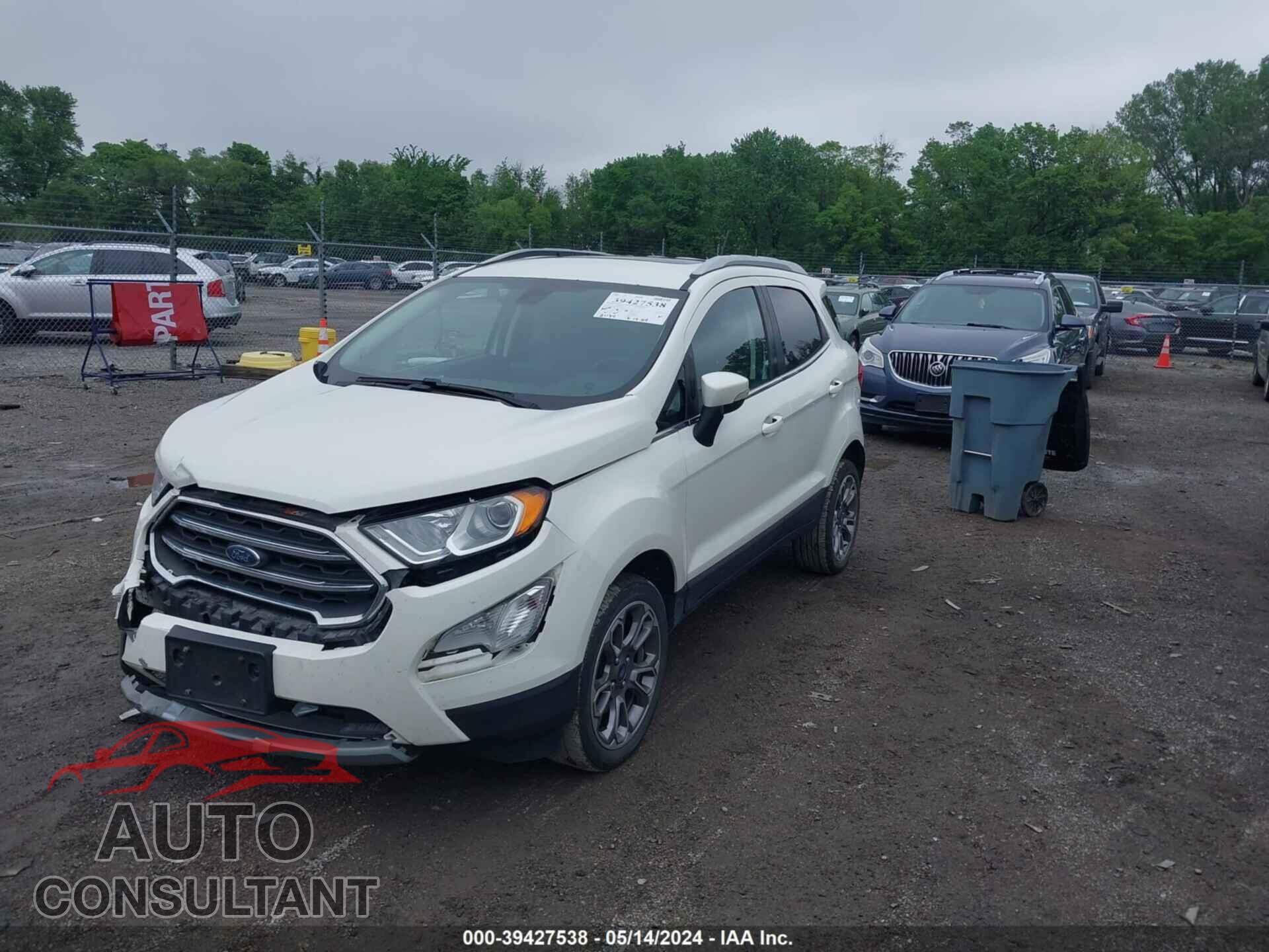 FORD ECOSPORT 2019 - MAJ6S3KL6KC253599