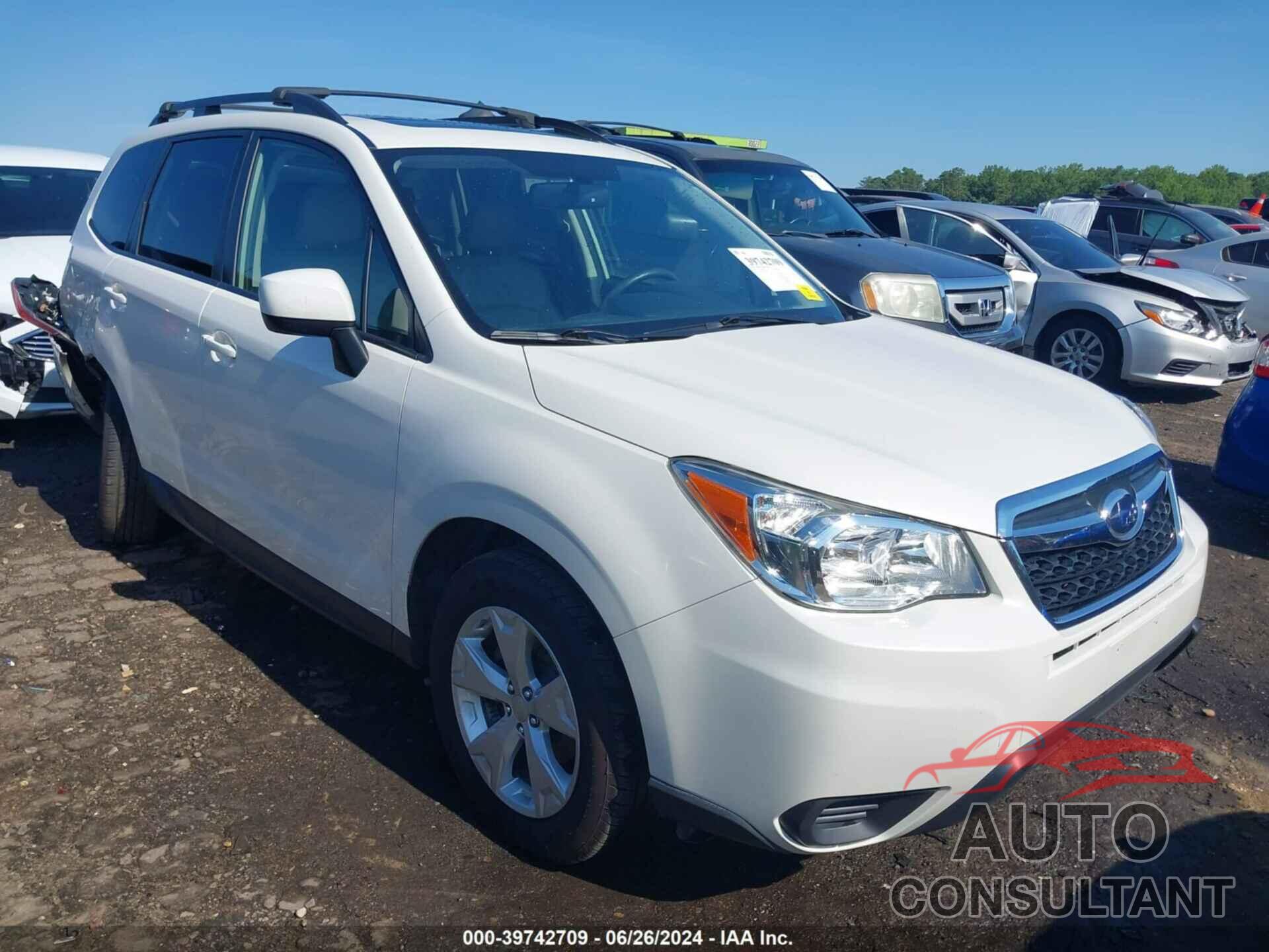 SUBARU FORESTER 2016 - JF2SJADC5GH498158