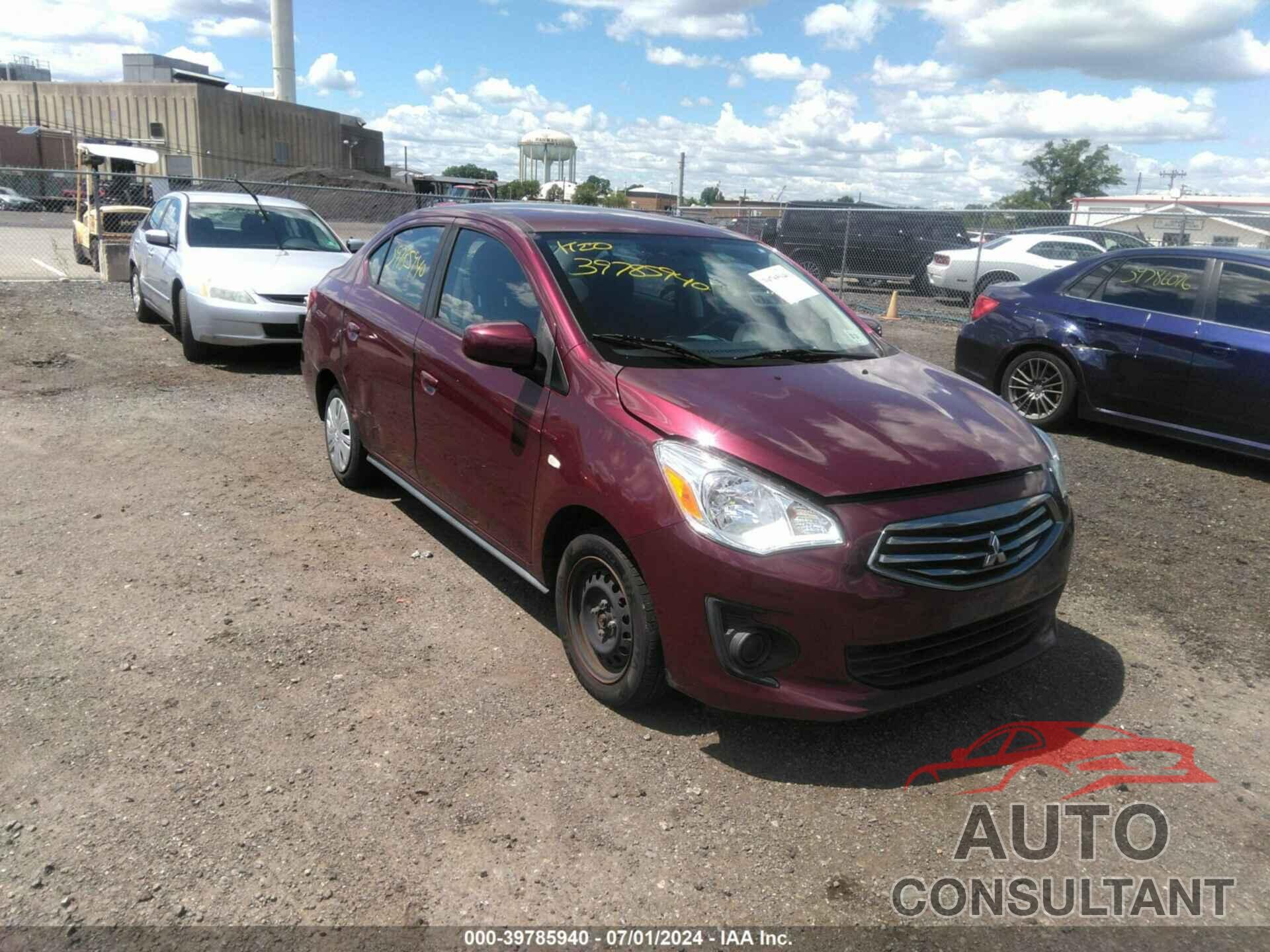 MITSUBISHI MIRAGE G4 2019 - ML32F3FJ9KHF14481