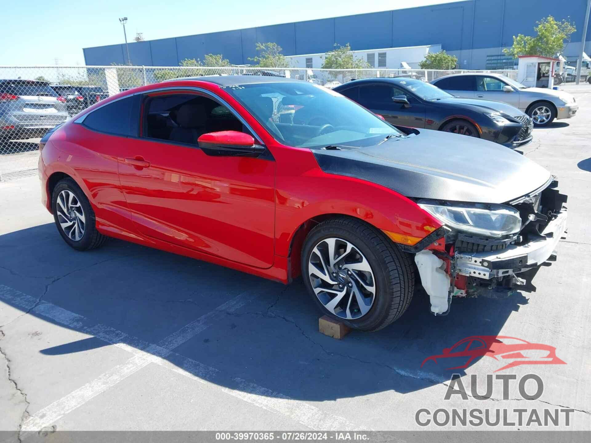 HONDA CIVIC 2019 - 2HGFC4B69KH301909