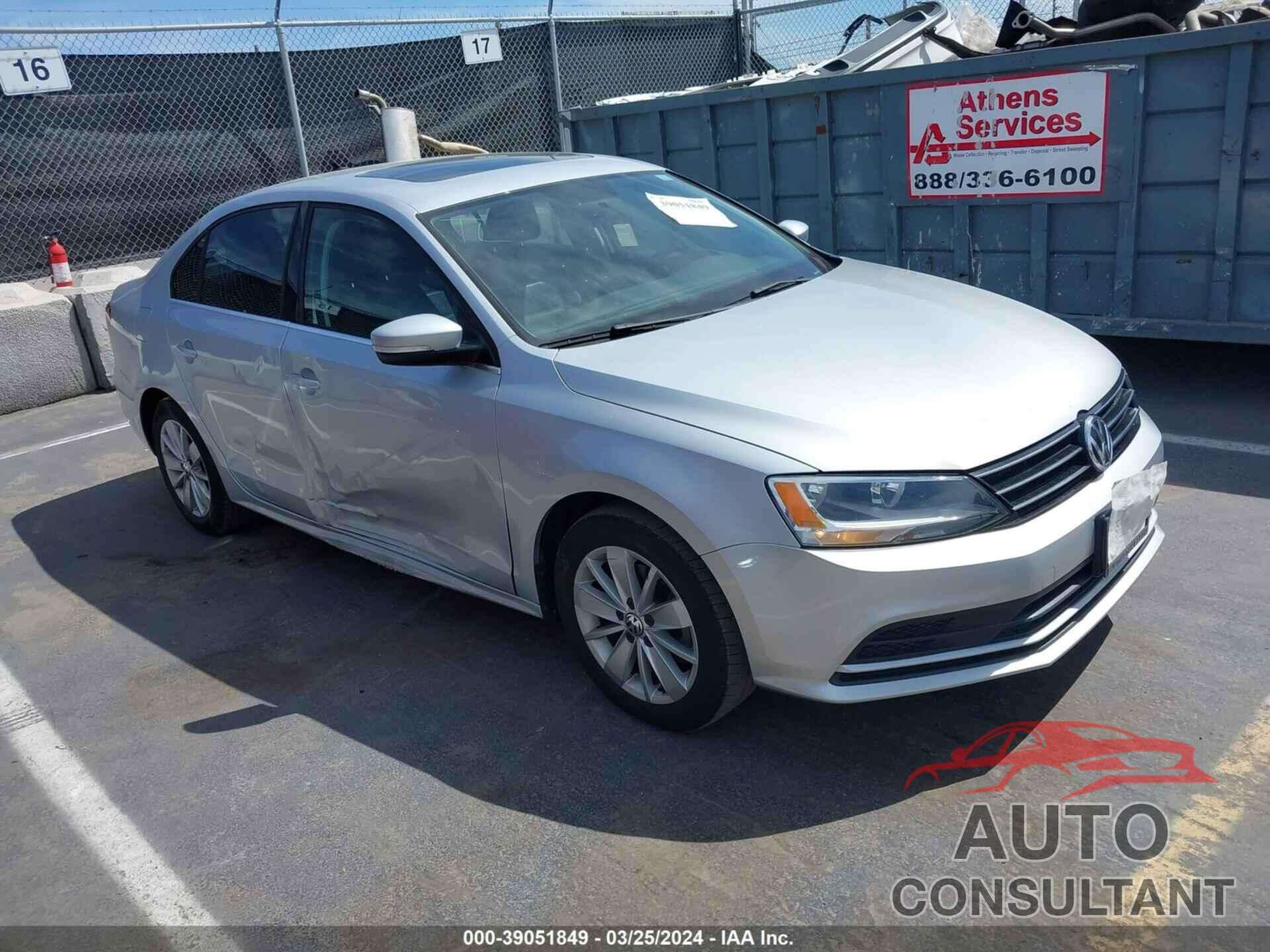 VOLKSWAGEN JETTA 2016 - 3VWD67AJ5GM340085