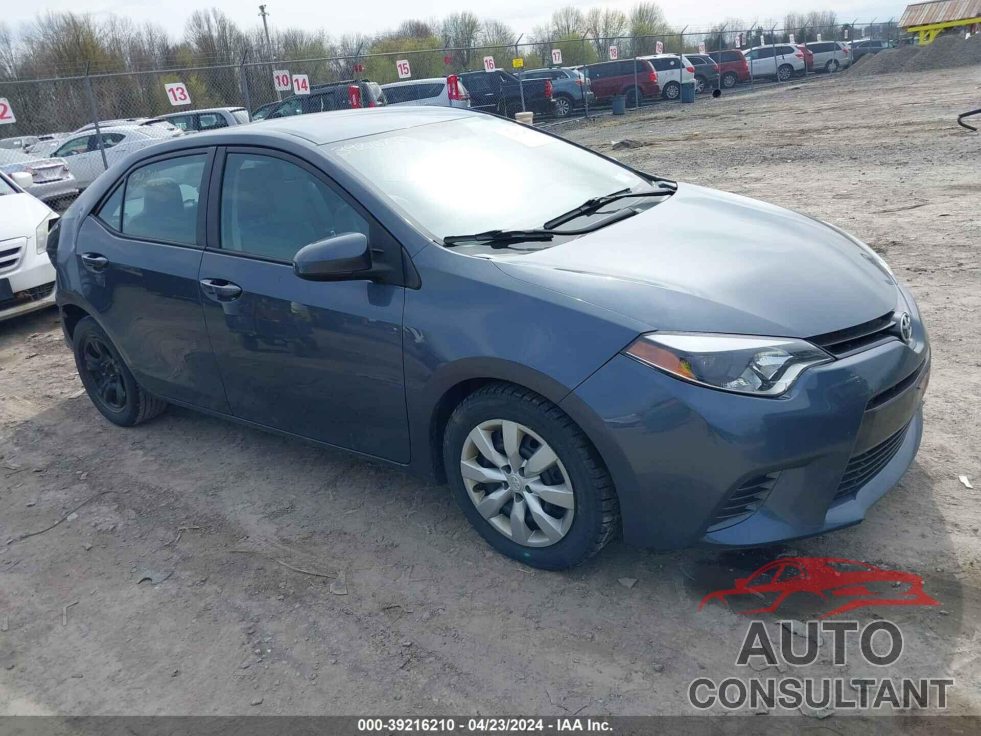 TOYOTA COROLLA 2016 - 2T1BURHE5GC615175