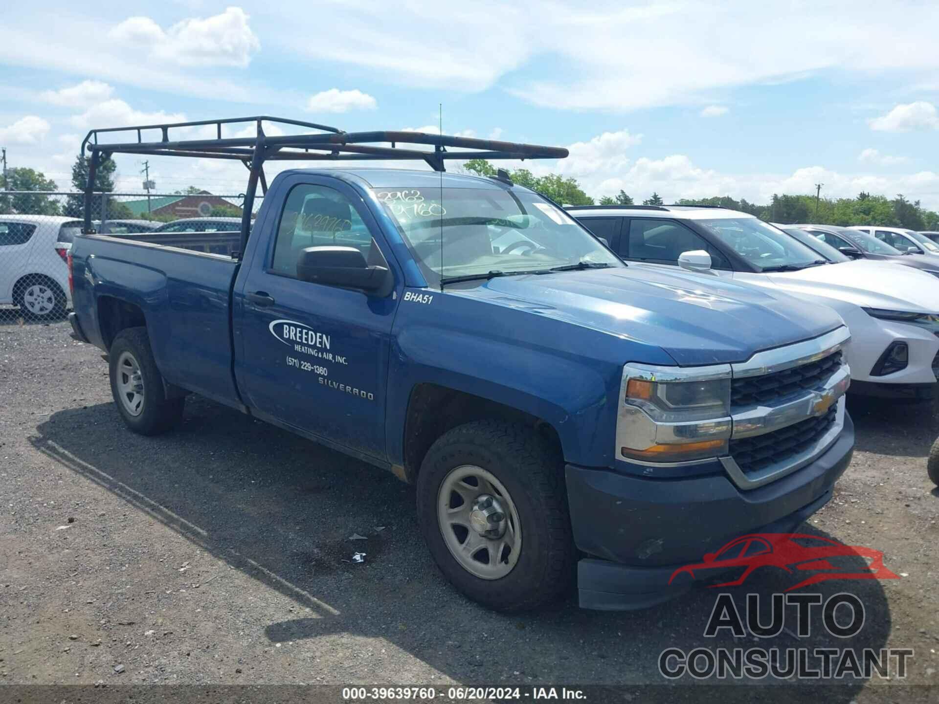 CHEVROLET SILVERADO 1500 2016 - 1GCNCNEH6GZ254925