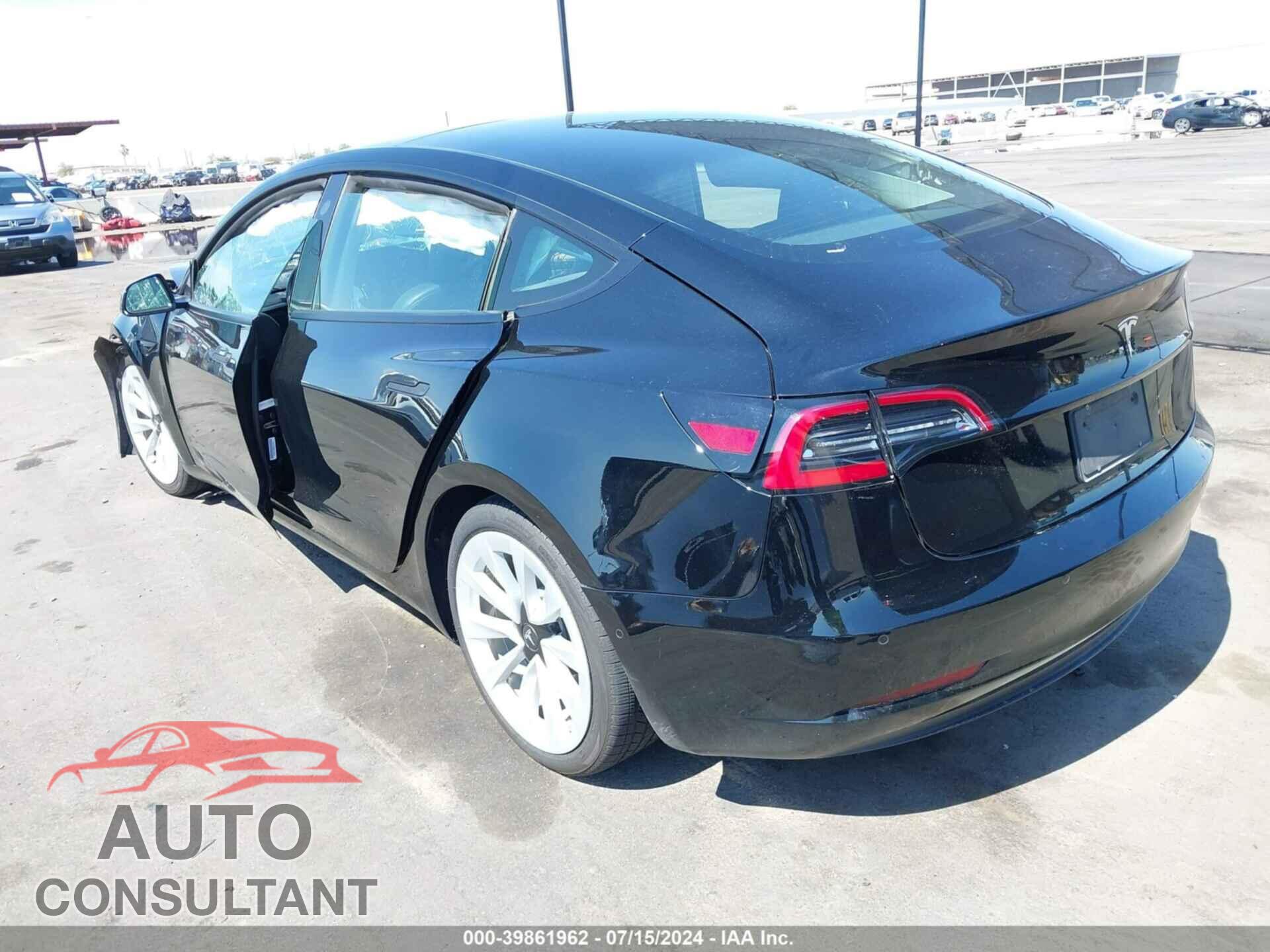TESLA MODEL 3 2022 - 5YJ3E1EA3NF291172