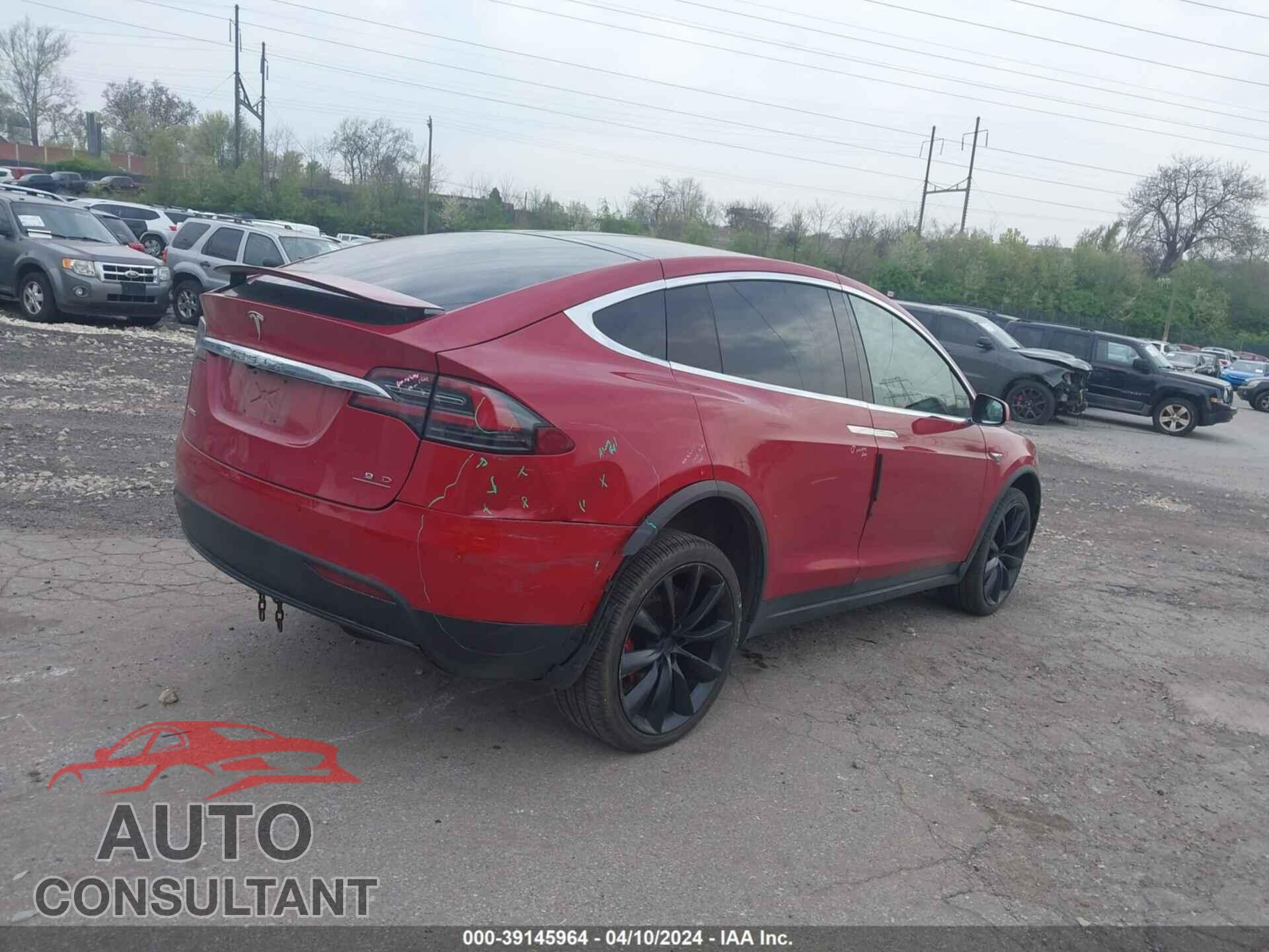 TESLA MODEL X 2016 - 5YJXCAE48GF003876