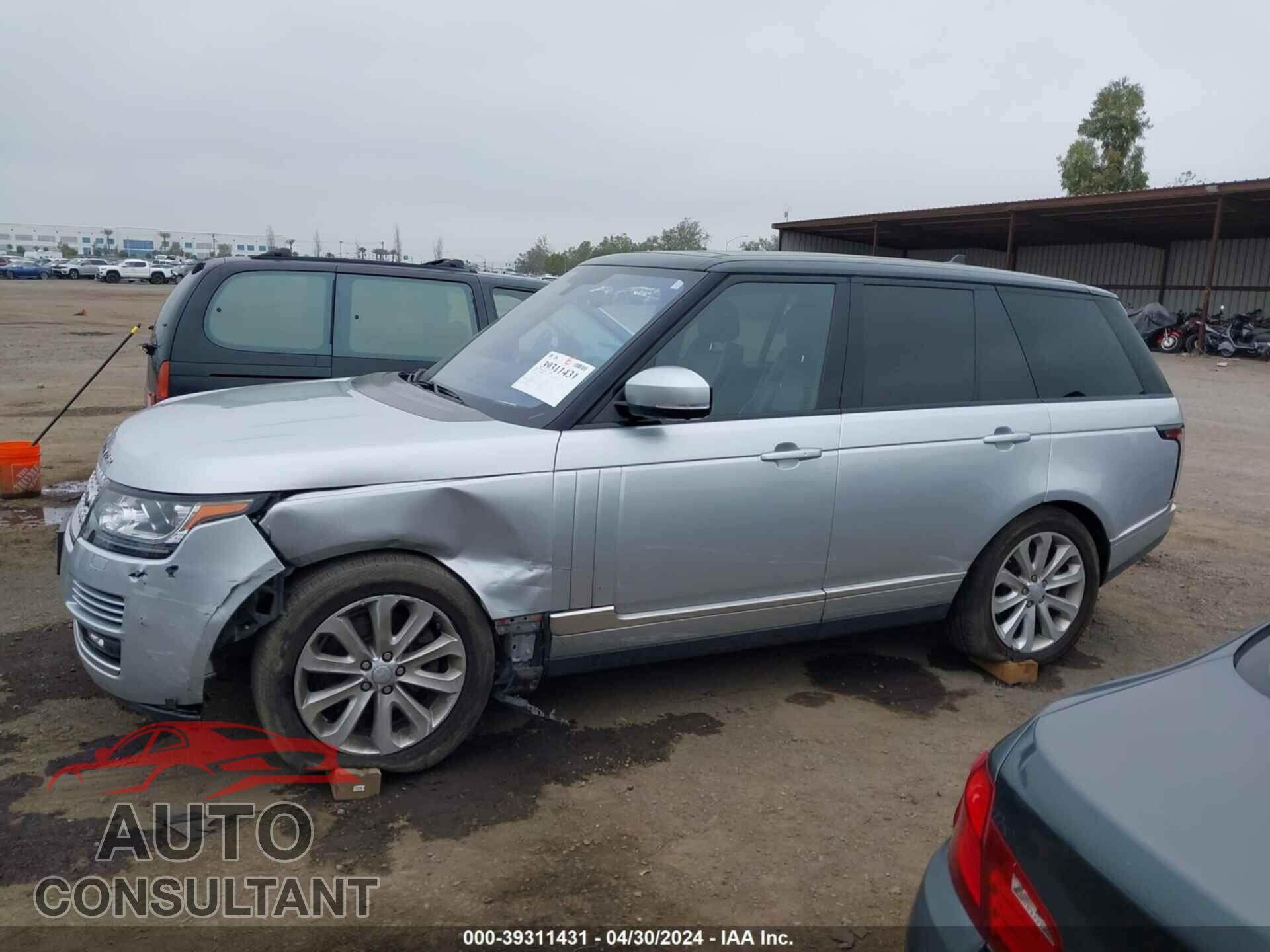 LAND ROVER RANGE ROVER 2016 - SALGS2KF9GA304589