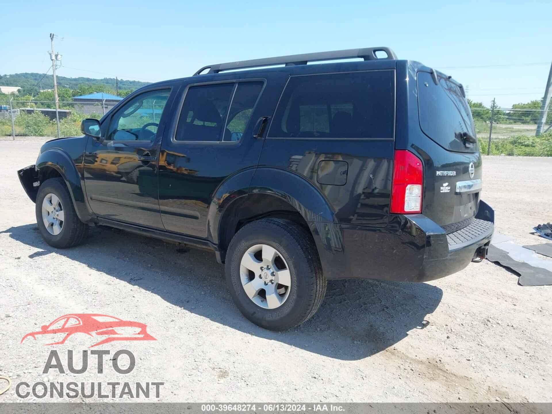 NISSAN PATHFINDER 2012 - 5N1AR1NB7CC639470