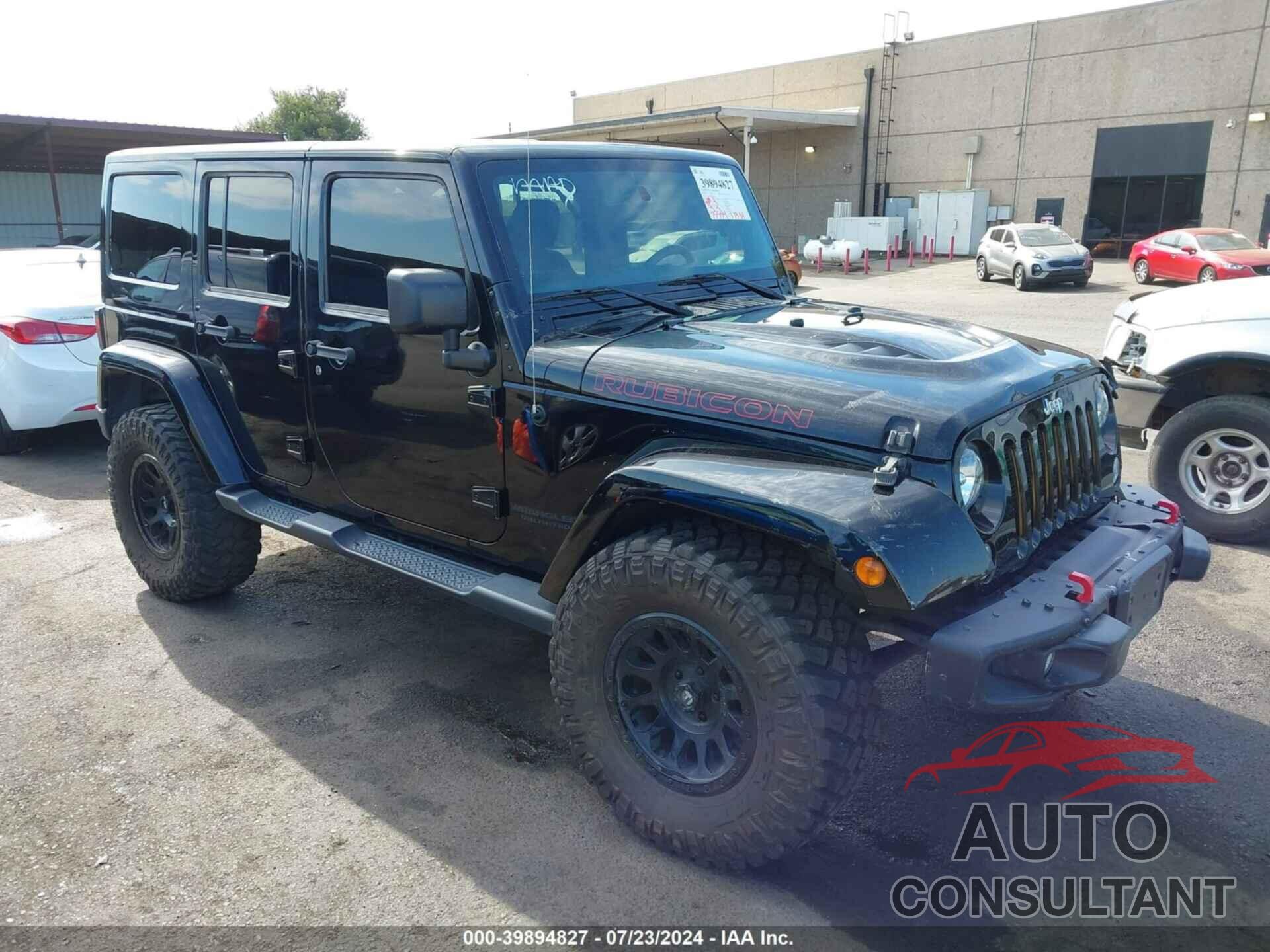 JEEP WRANGLER UNLIMITED 2016 - 1C4BJWFGXGL286171