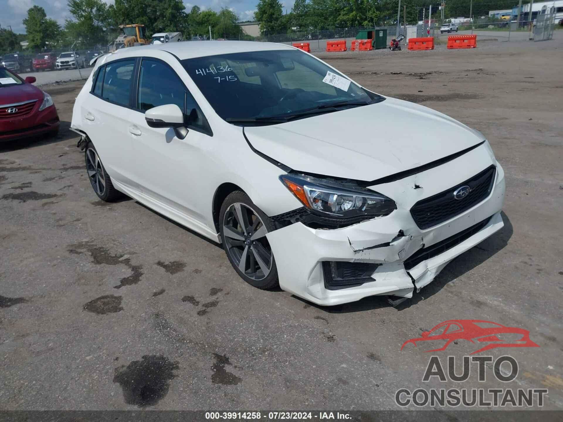 SUBARU IMPREZA 2019 - 4S3GTAJ65K3720300