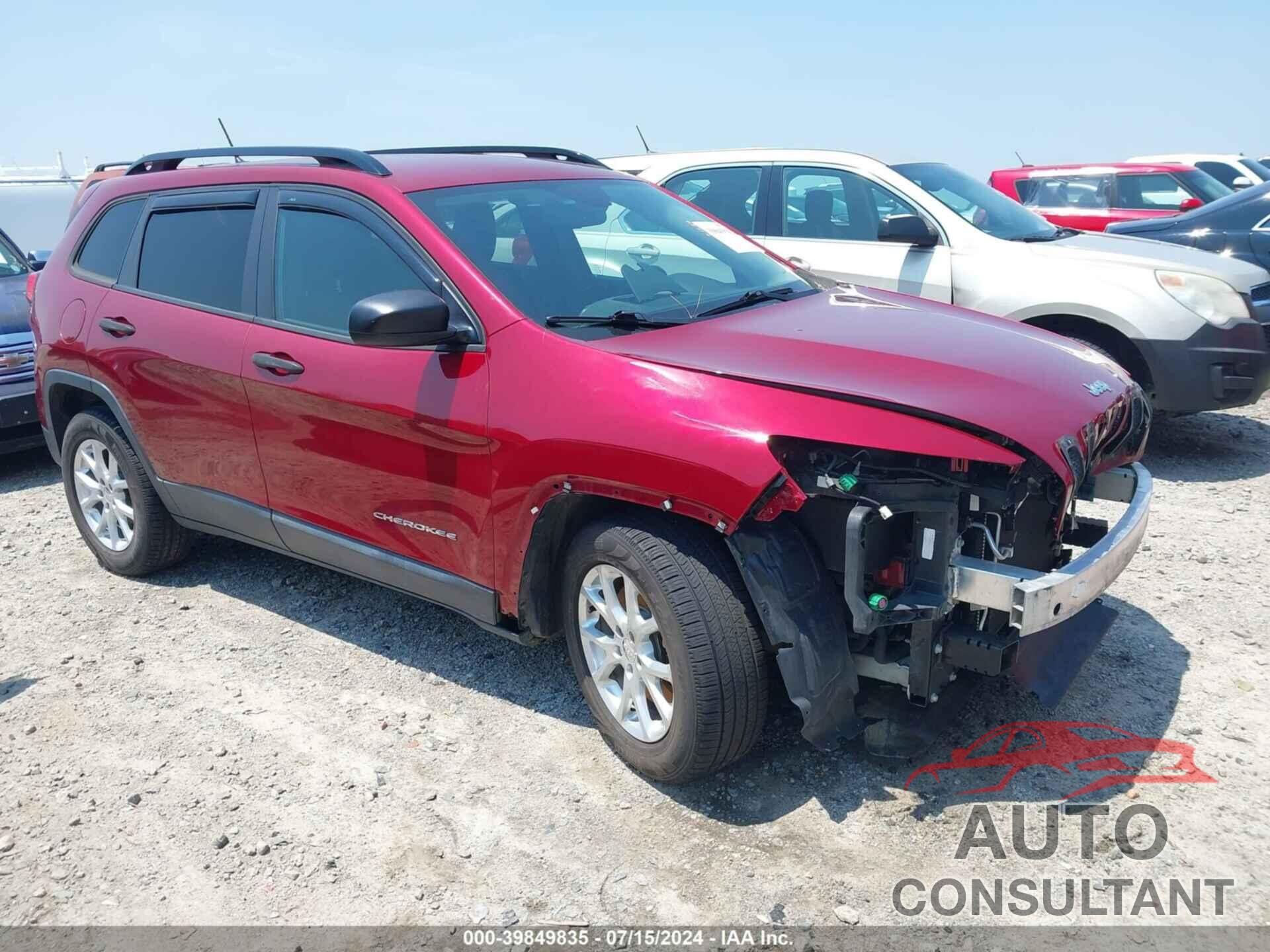 JEEP CHEROKEE 2016 - 1C4PJLAB2GW200852