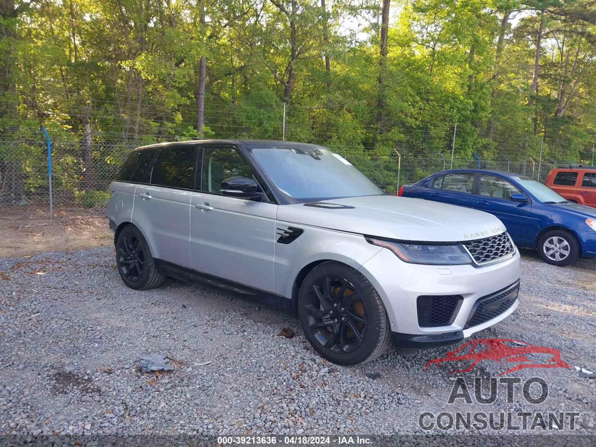 LAND ROVER RANGE ROVER SPORT 2019 - SALWR2RV1KA844208