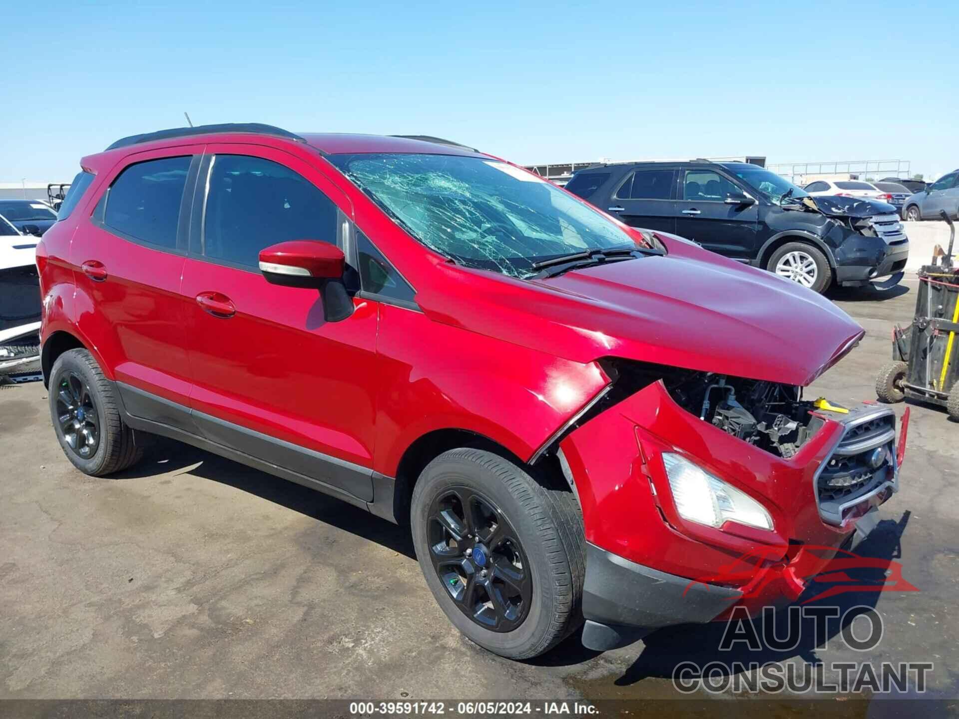 FORD ECOSPORT 2018 - MAJ3P1TE2JC167777