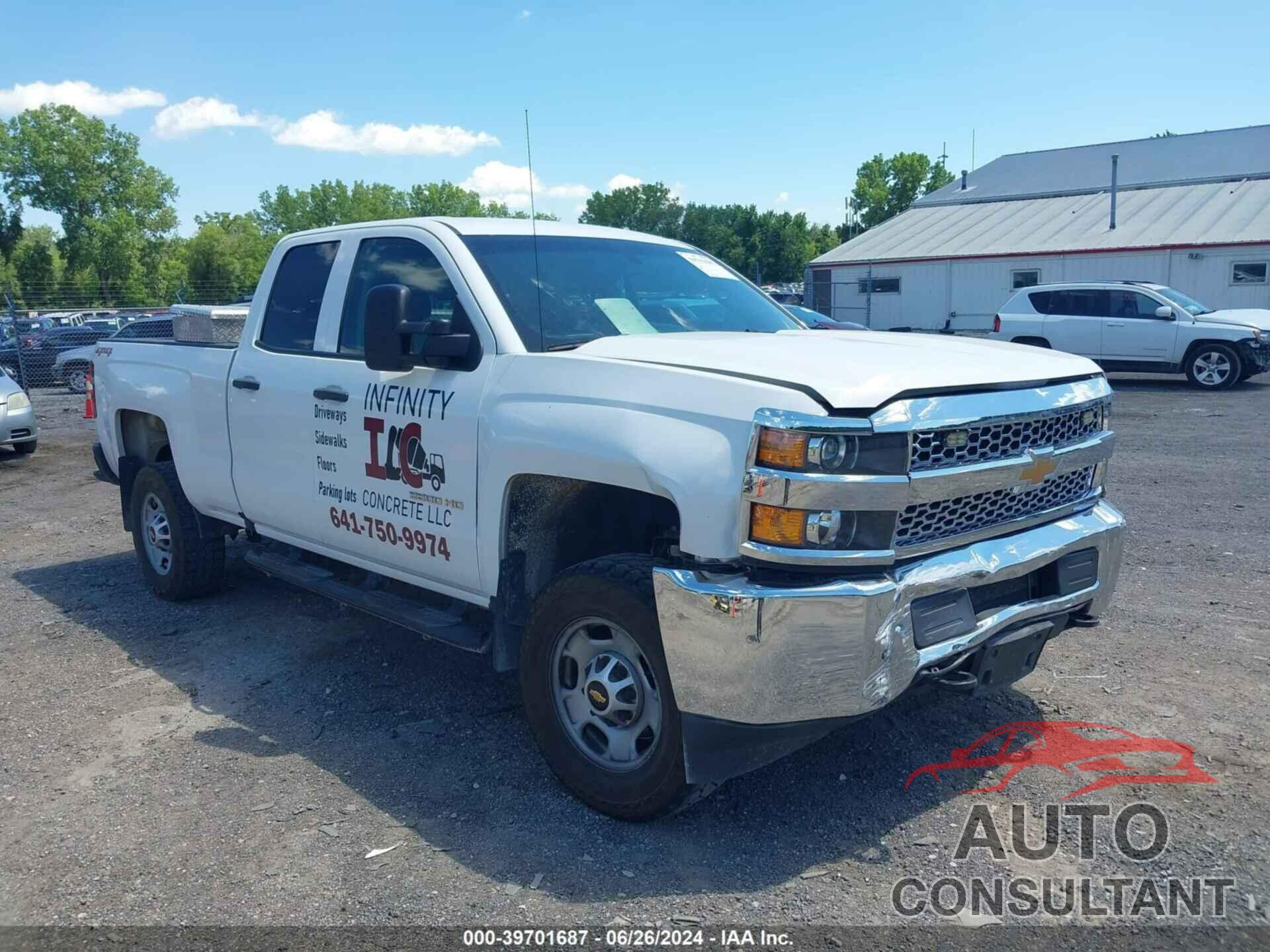 CHEVROLET SILVERADO 2500HD 2019 - 2GC2KREGXK1215745