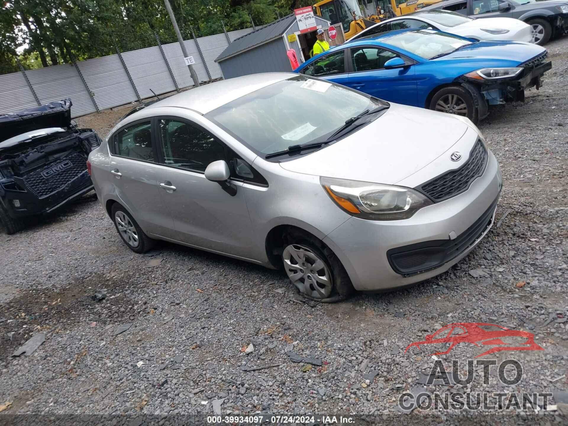 KIA RIO 2013 - KNADM4A33D6111258