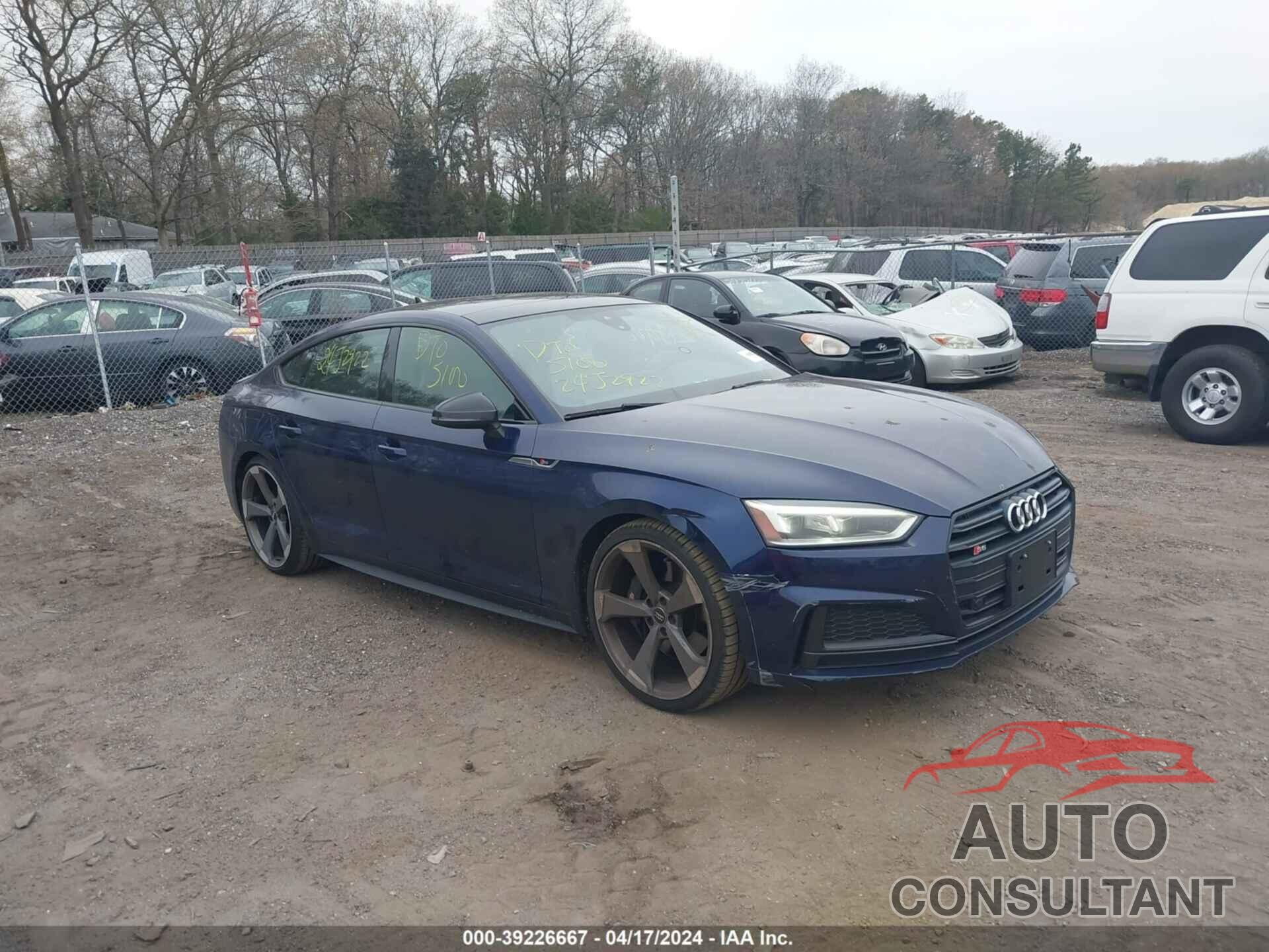 AUDI S5 2019 - WAUB4CF54KA080799