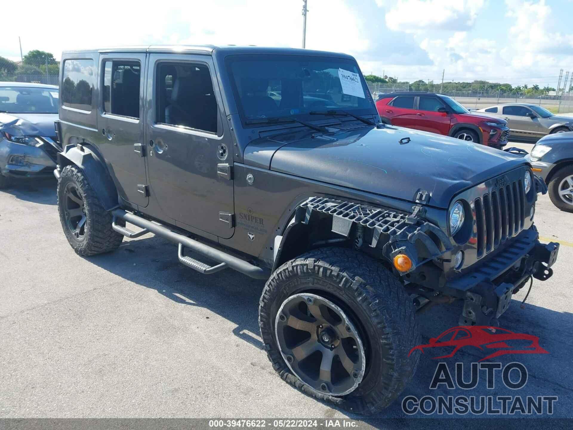 JEEP WRANGLER UNLIMITED 2017 - 1C4BJWEGXHL568605