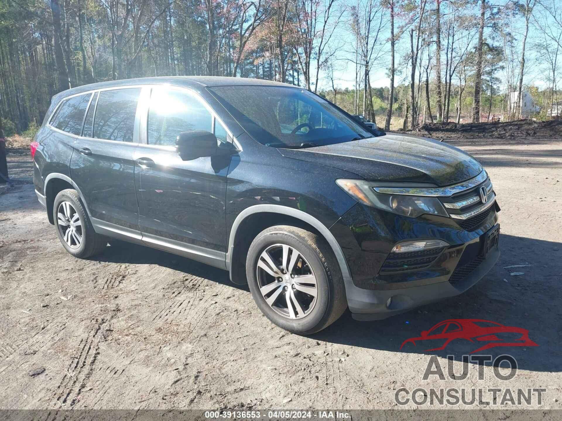 HONDA PILOT 2016 - 5FNYF6H31GB054406