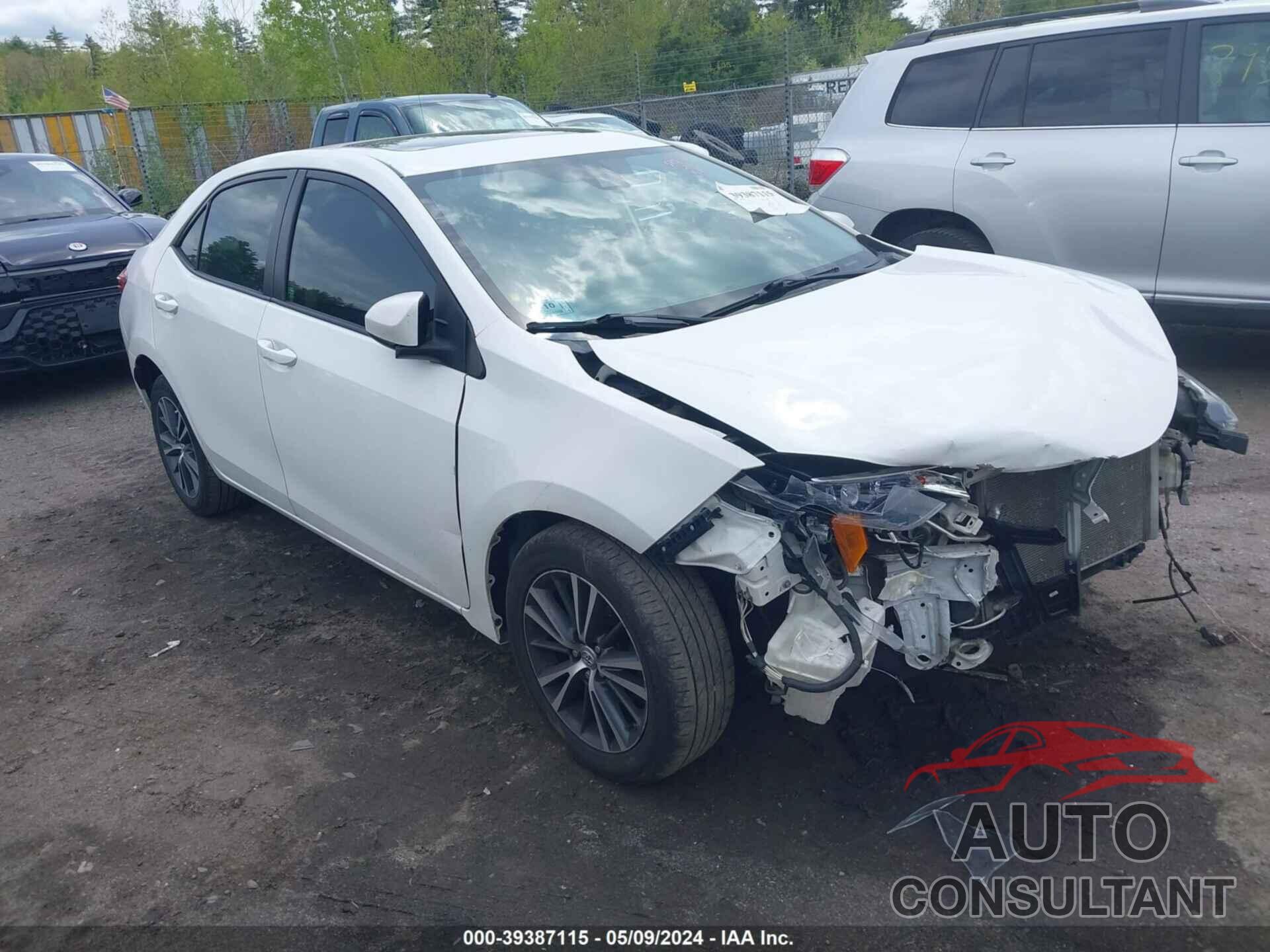 TOYOTA COROLLA 2017 - 2T1BURHE9HC944012