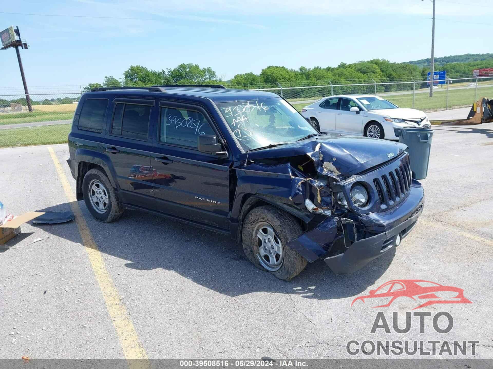 JEEP PATRIOT 2017 - 1C4NJRBBXHD139160