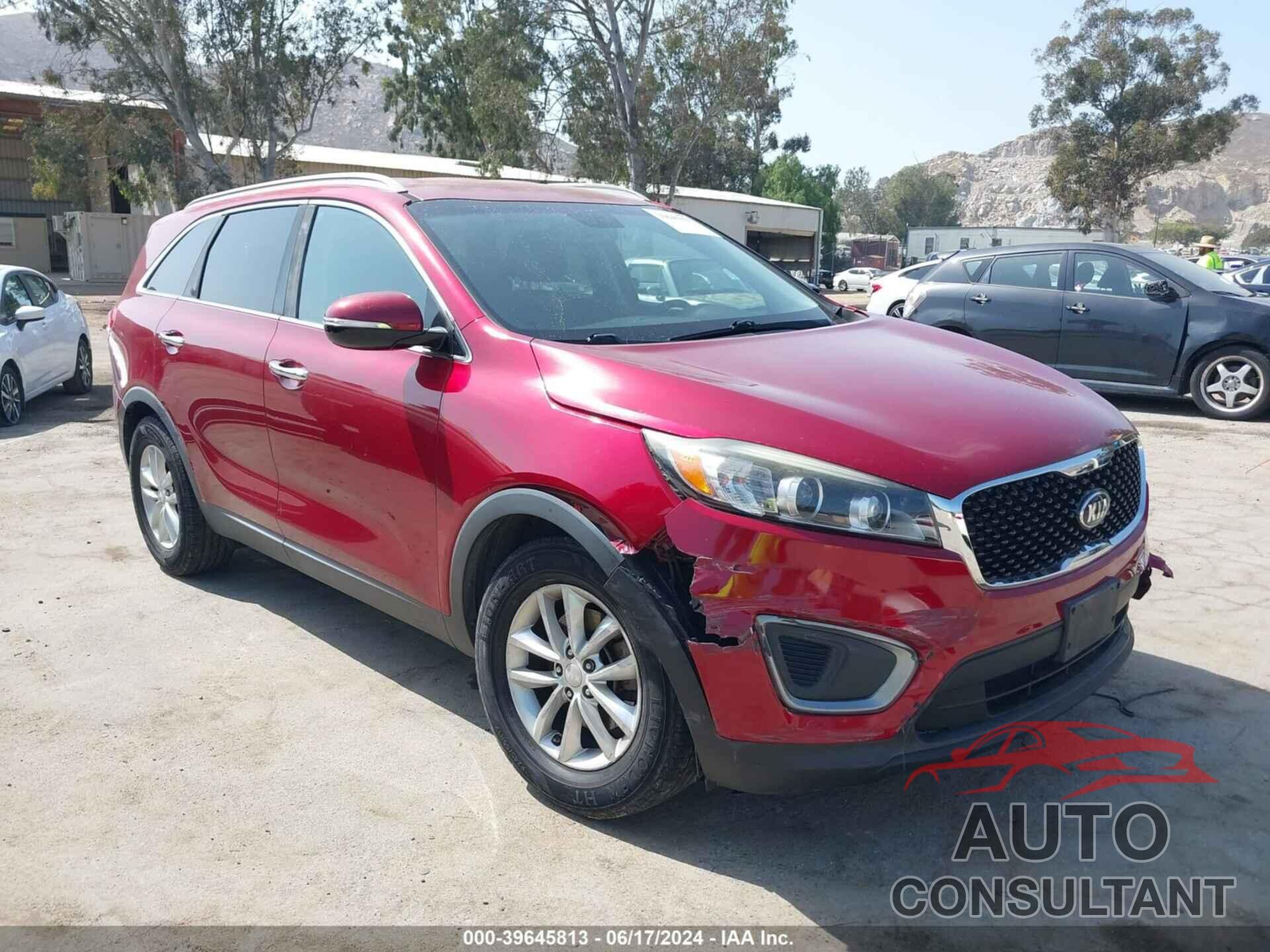 KIA SORENTO 2016 - 5XYPG4A57GG001520