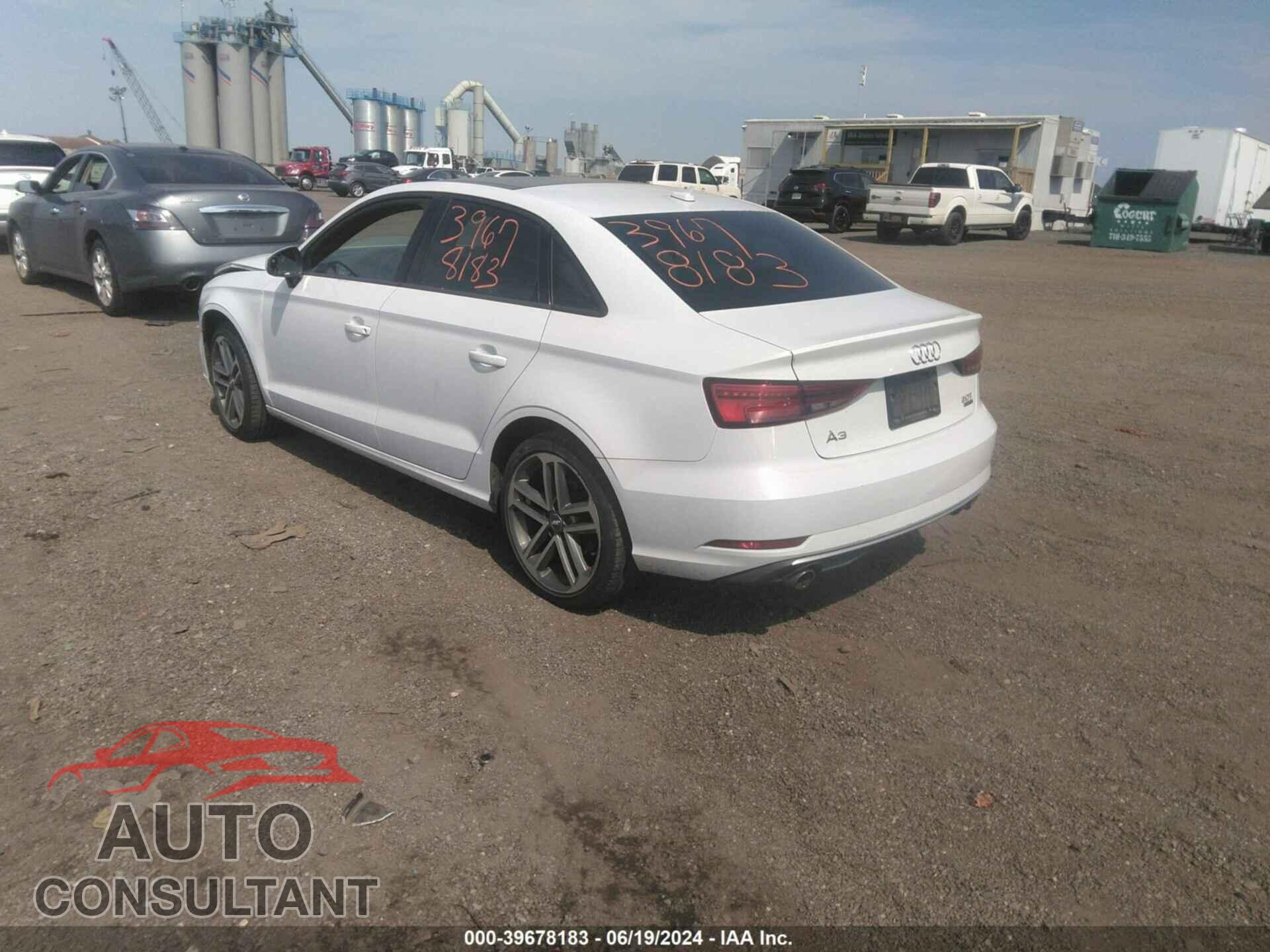 AUDI A3 2017 - WAUB8GFF3H1069550