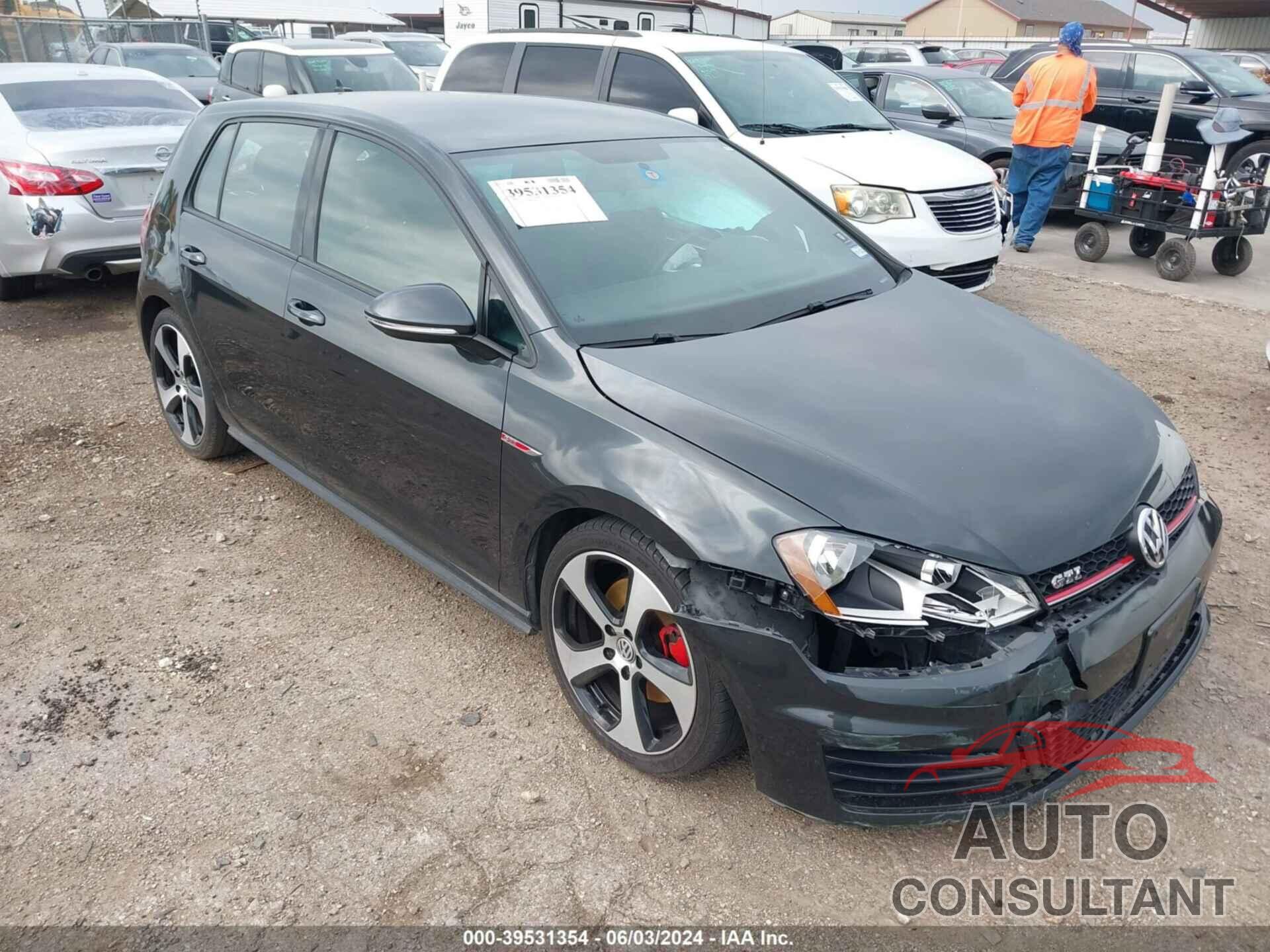 VOLKSWAGEN GOLF GTI 2017 - 3VW5T7AU4HM026002