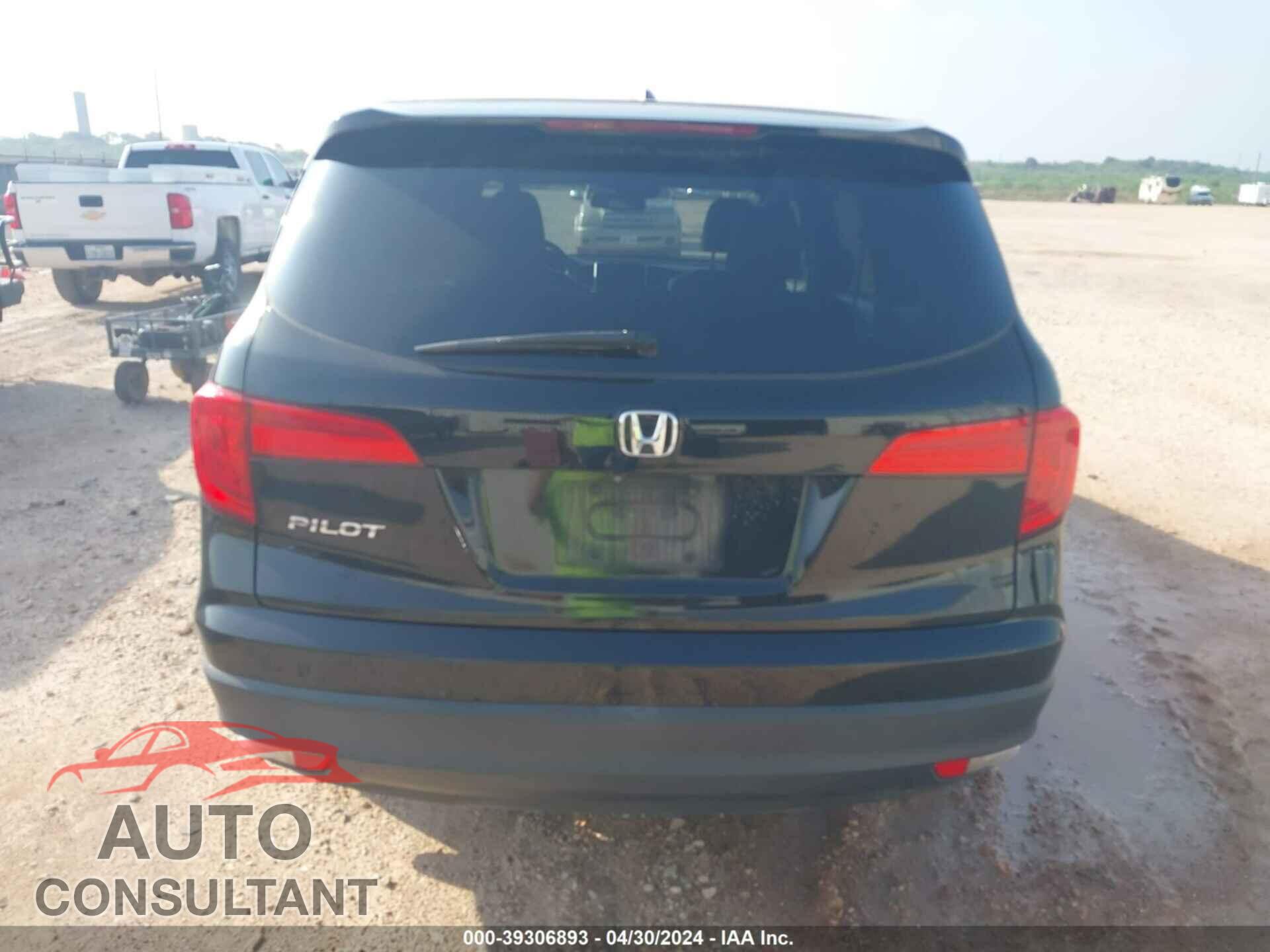HONDA PILOT 2016 - 5FNYF5H62GB043242