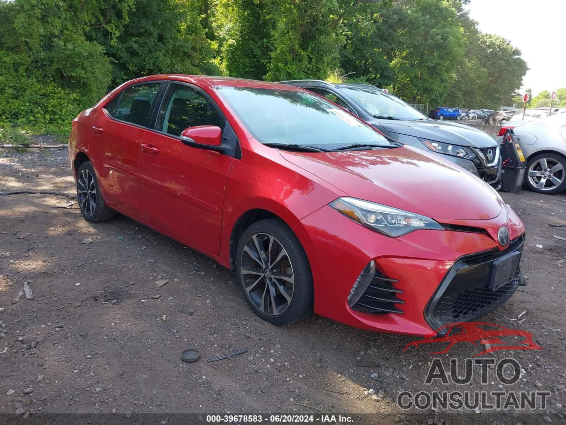 TOYOTA COROLLA 2017 - 2T1BURHE8HC908439