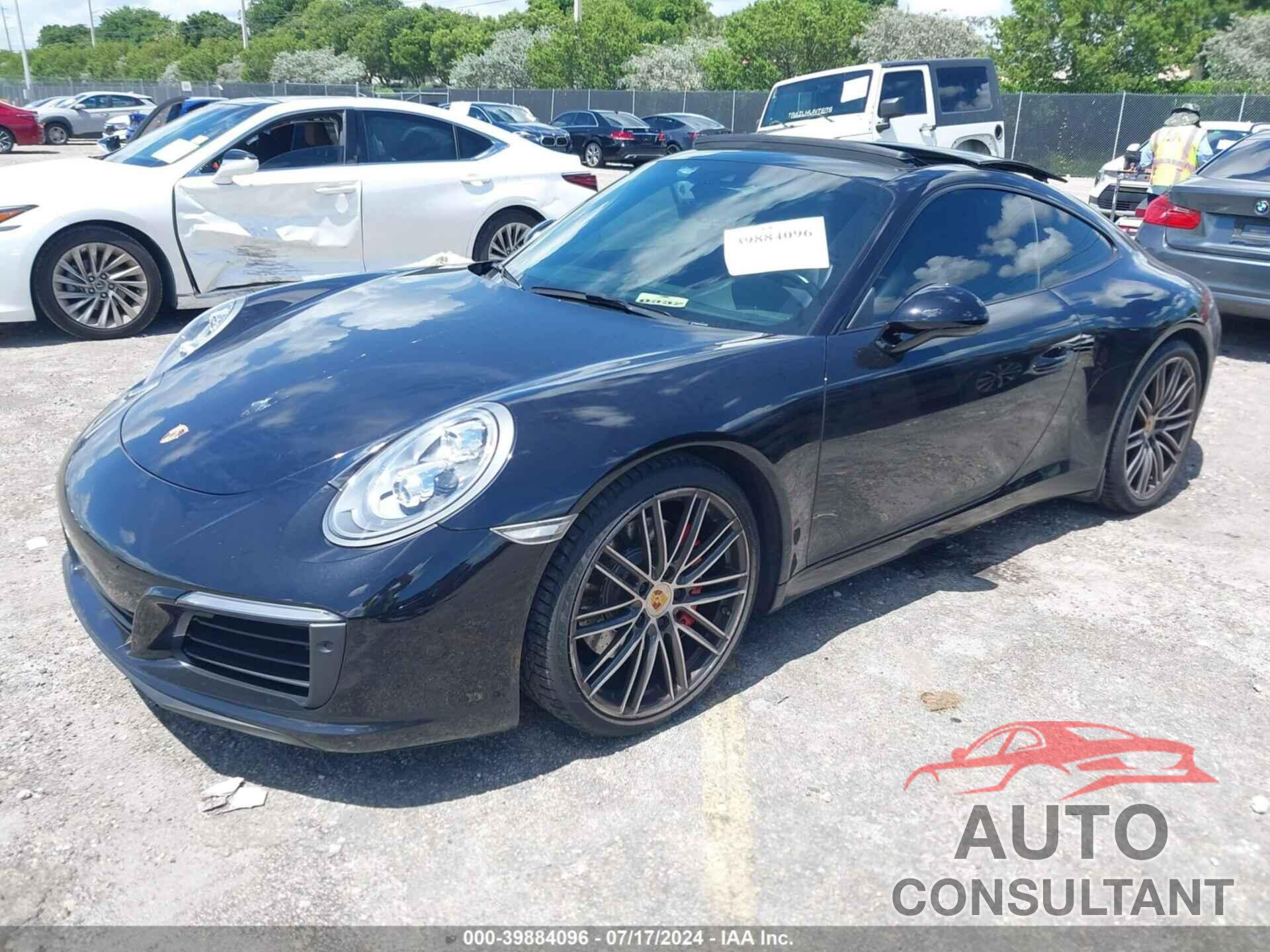 PORSCHE 911 2018 - WP0AB2A94JS122907