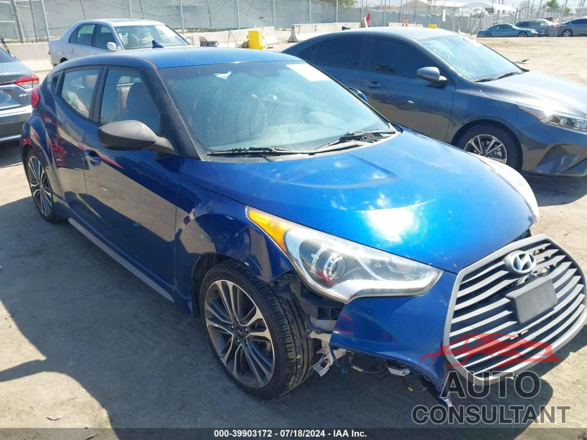 HYUNDAI VELOSTER 2016 - KMHTC6AE9GU286169