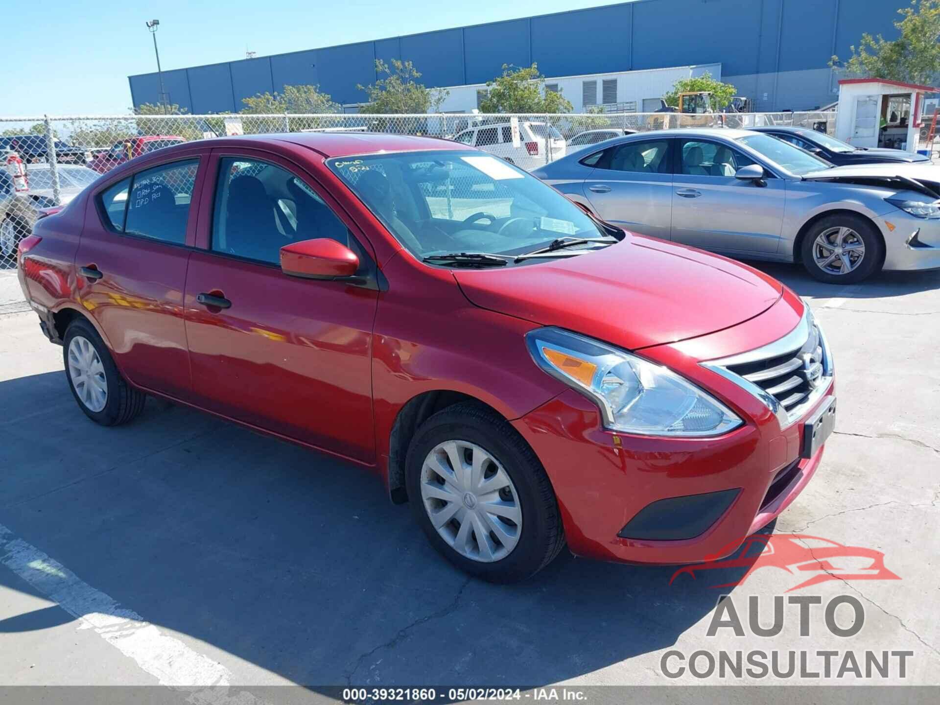 NISSAN VERSA 2017 - 3N1CN7AP9HL866980