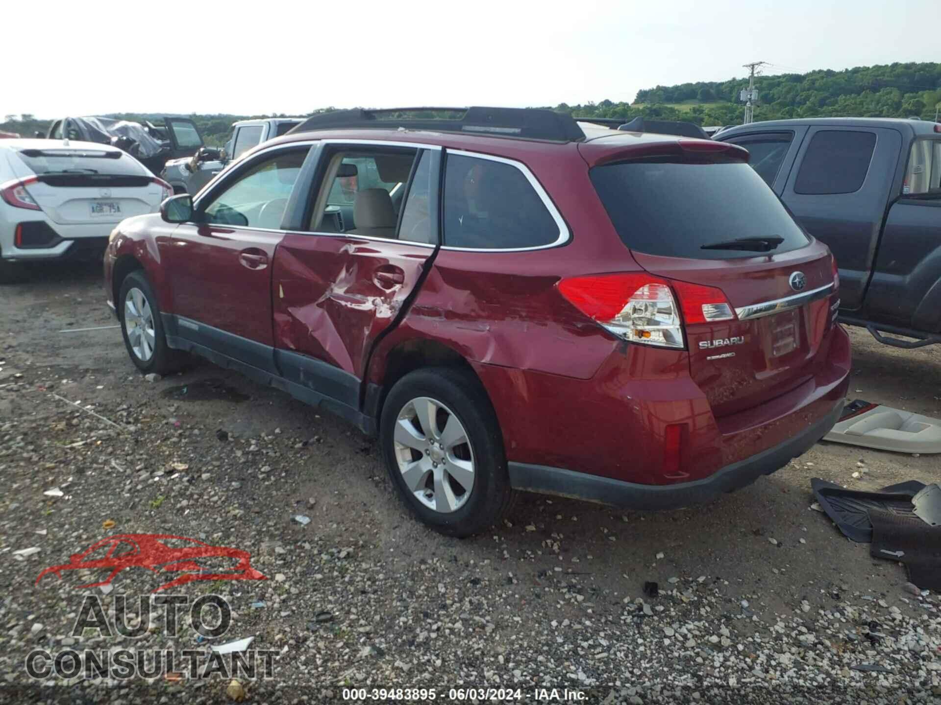 SUBARU OUTBACK 2011 - 4S4BRBLC0B3405904