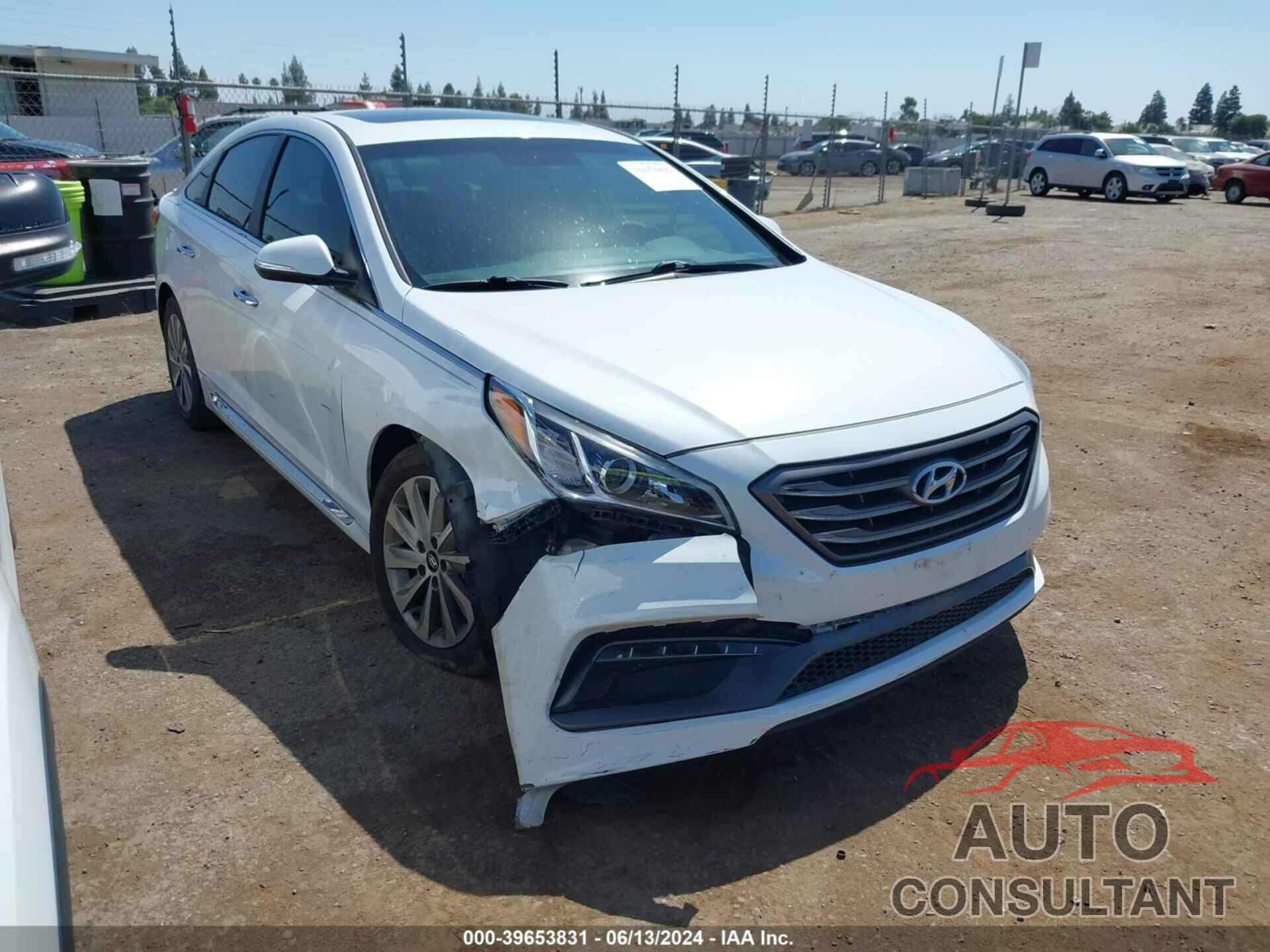 HYUNDAI SONATA 2017 - 5NPE34AFXHH524973