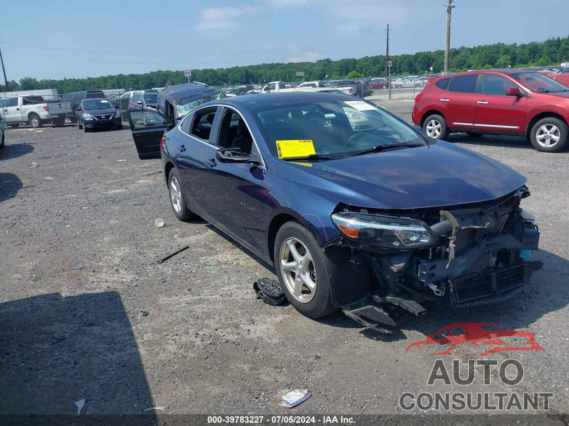 CHEVROLET MALIBU 2017 - 1G1ZB5ST1HF190415