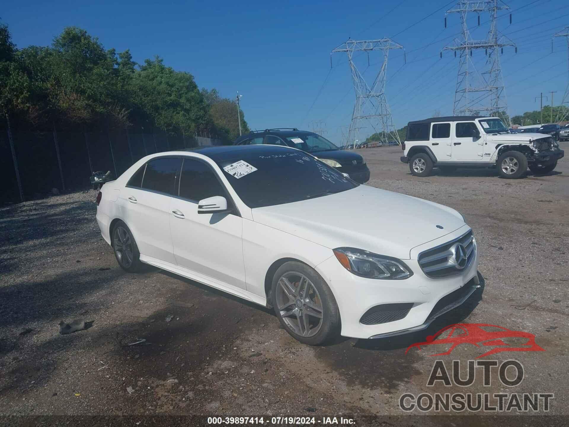 MERCEDES-BENZ E 350 2016 - WDDHF8JB3GB270389